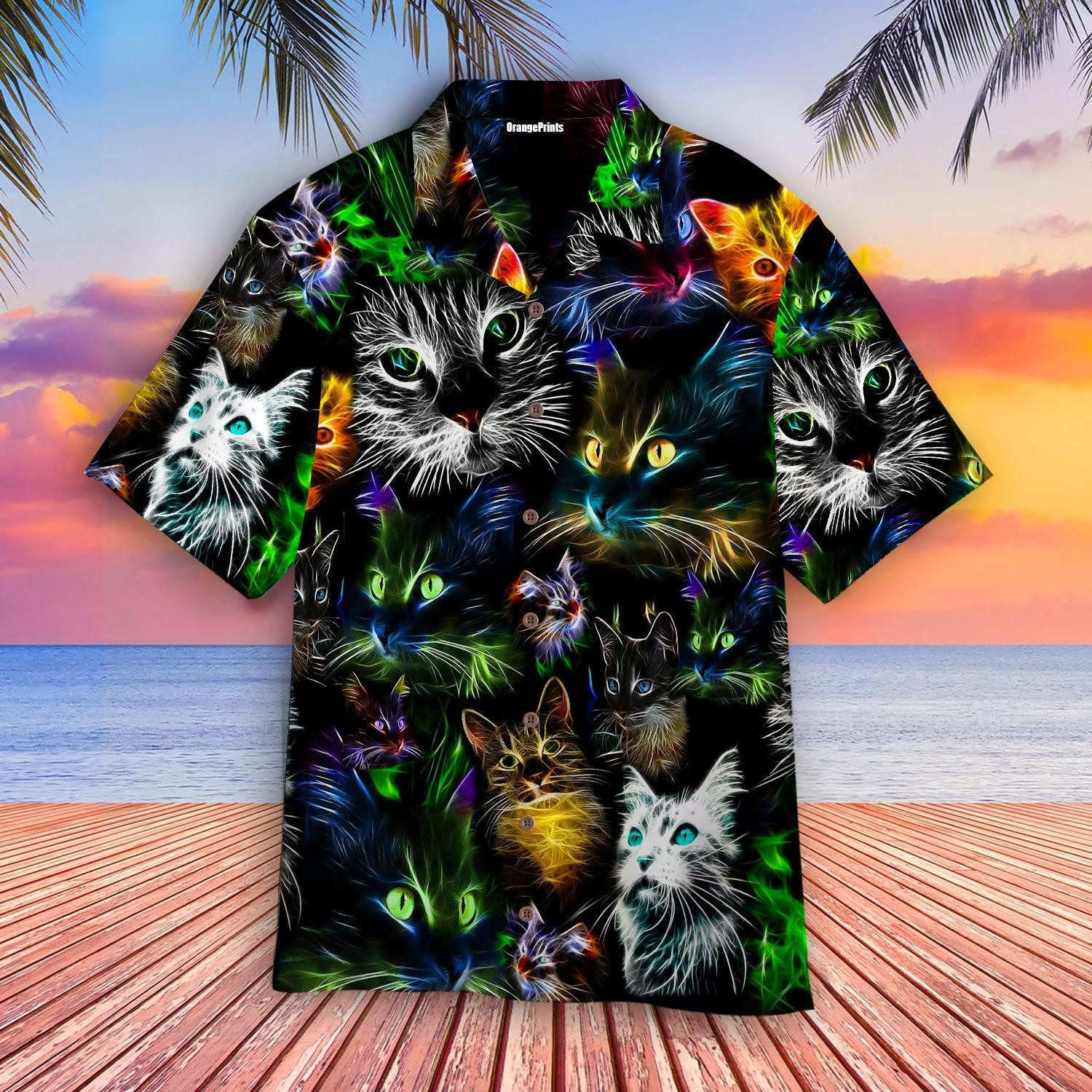Cat Hair DonÃ­t Care Hawaiian Shirt