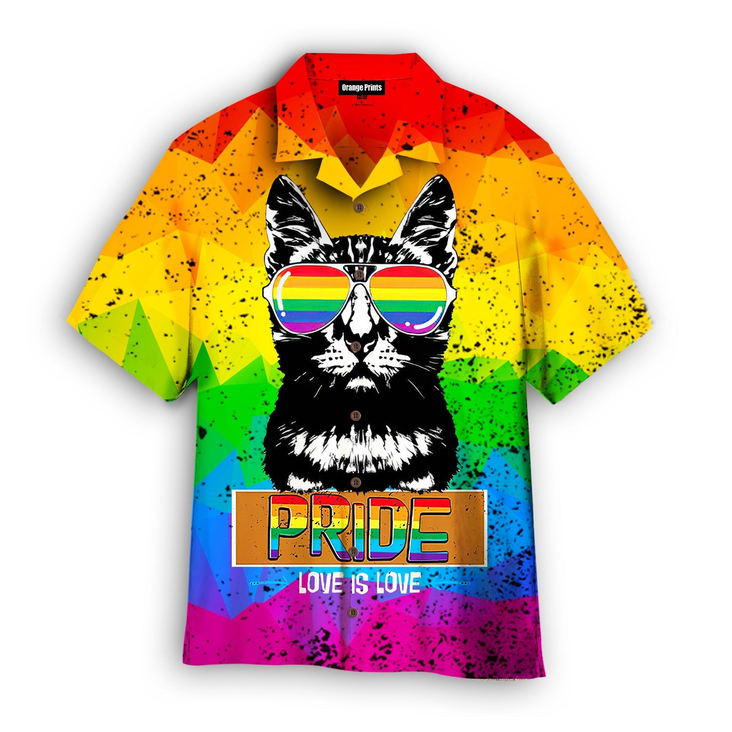 Cat Happy Pride Day Hawaiian Shirt