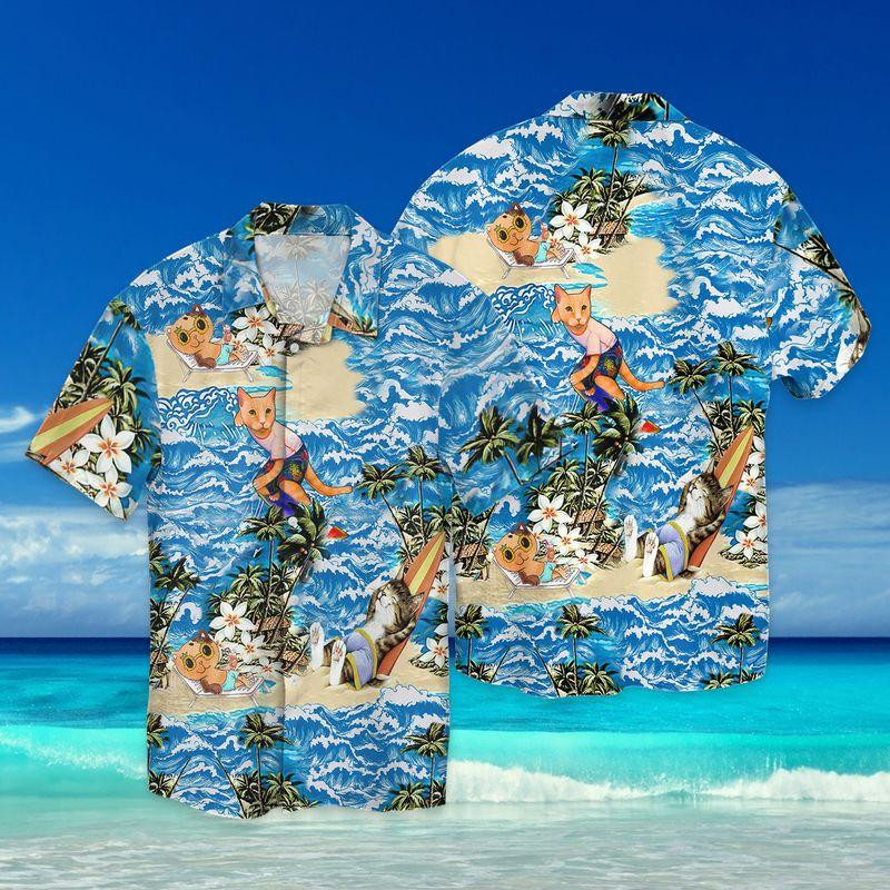 Cat Hawaiian Shirt