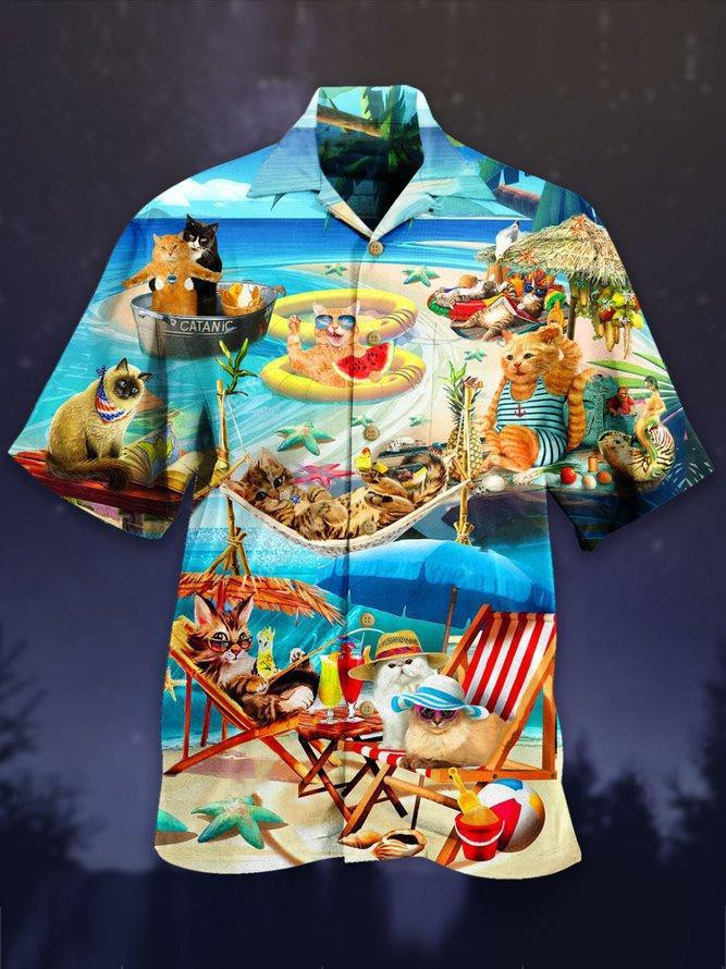 Cat Hawaiian Shirt