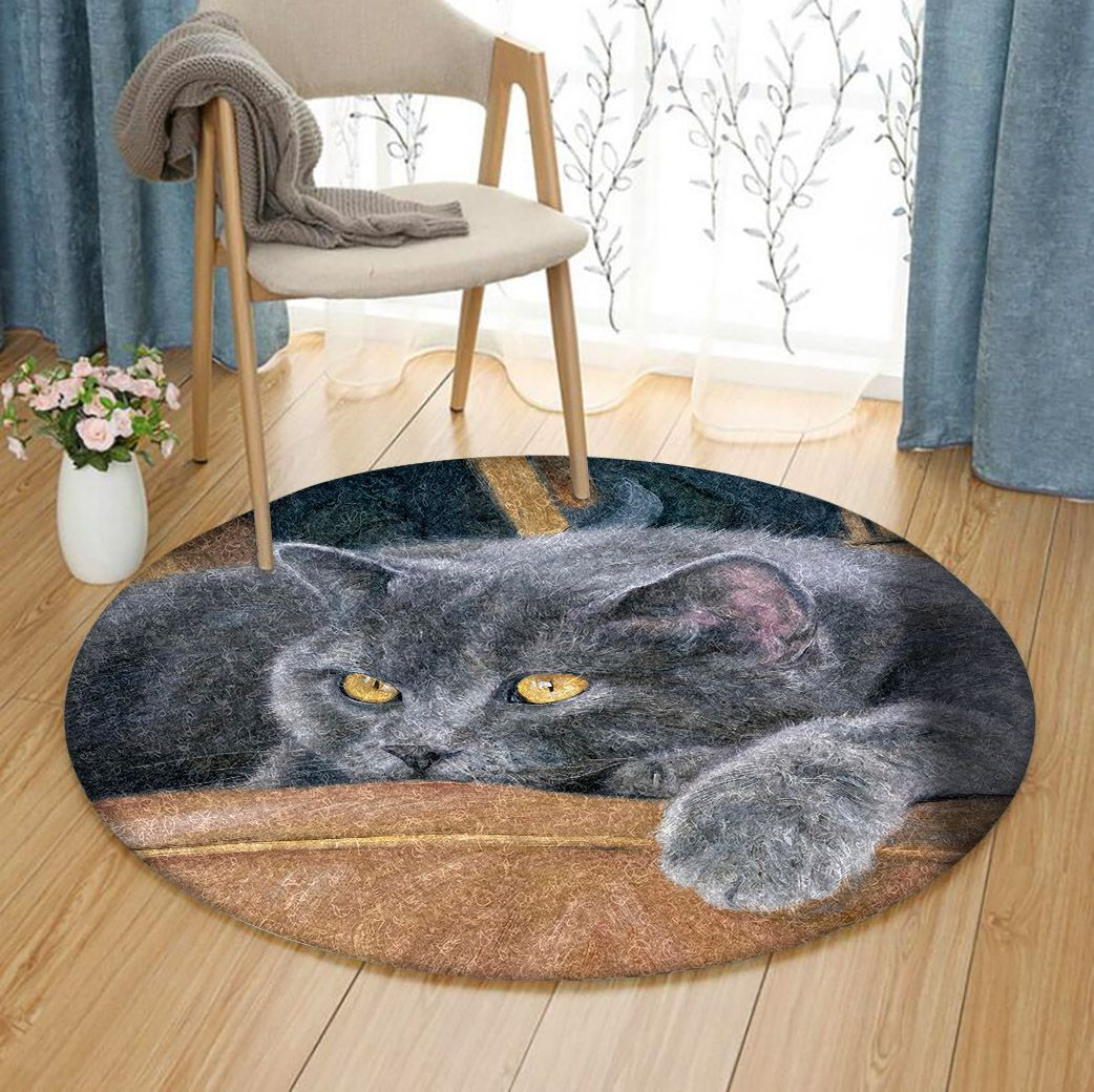 Cat Limited Edition Round Rug Carpet Bedroom Livingroom Home Decor