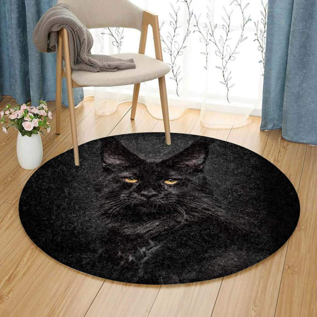 Cat Limited Edition Round Rug Carpet Bedroom Livingroom Home Decor