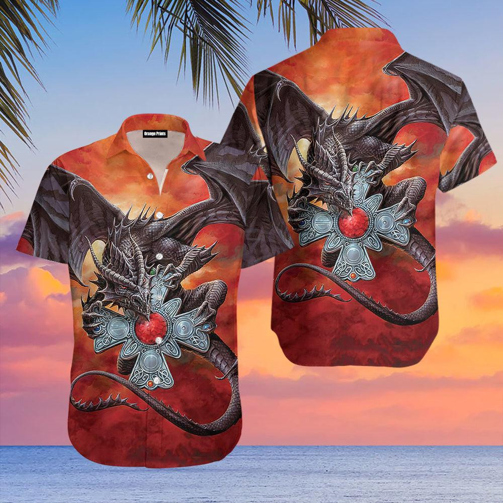 Celtic Dragon Hawaiian Shirt