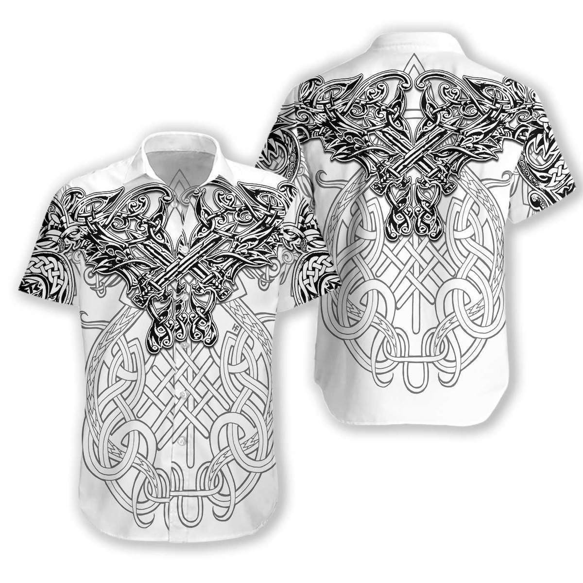 Celtic Dragon Tattoo Hawaiian Shirt