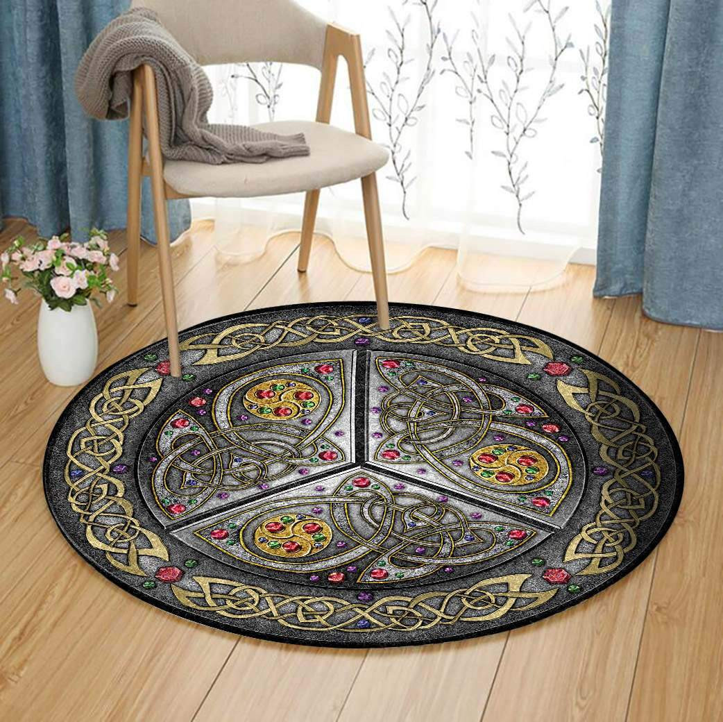 Celtic Limited Edition Round Rug Carpet Bedroom Livingroom Home Decor