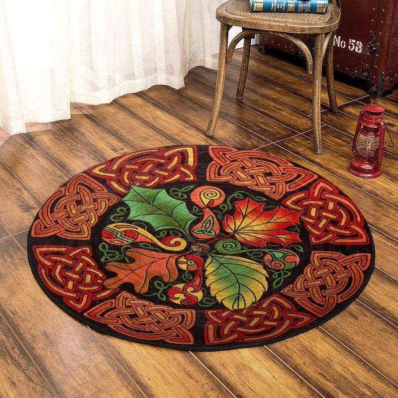 Celtic Round Rug Carpet Bedroom Livingroom Home Decor