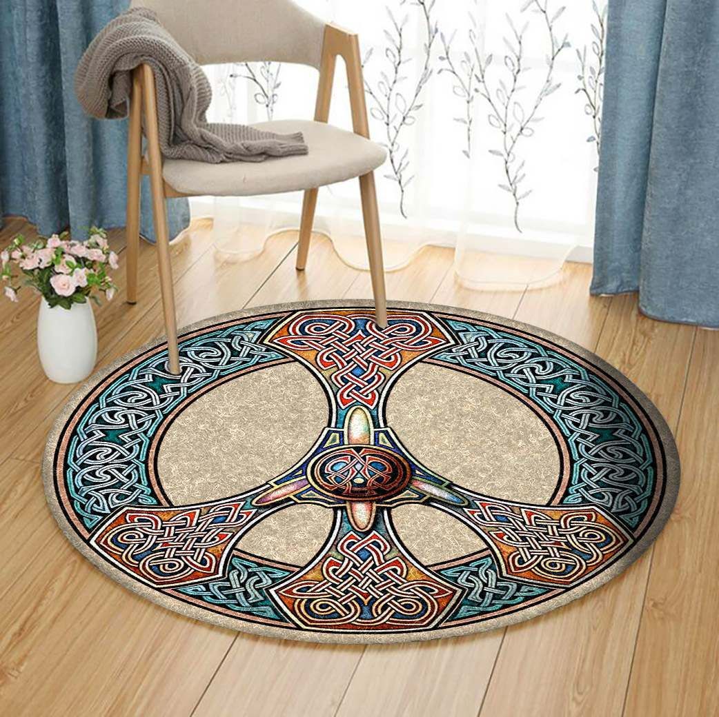 Celtic Round Rug Carpet Bedroom Livingroom Home Decor