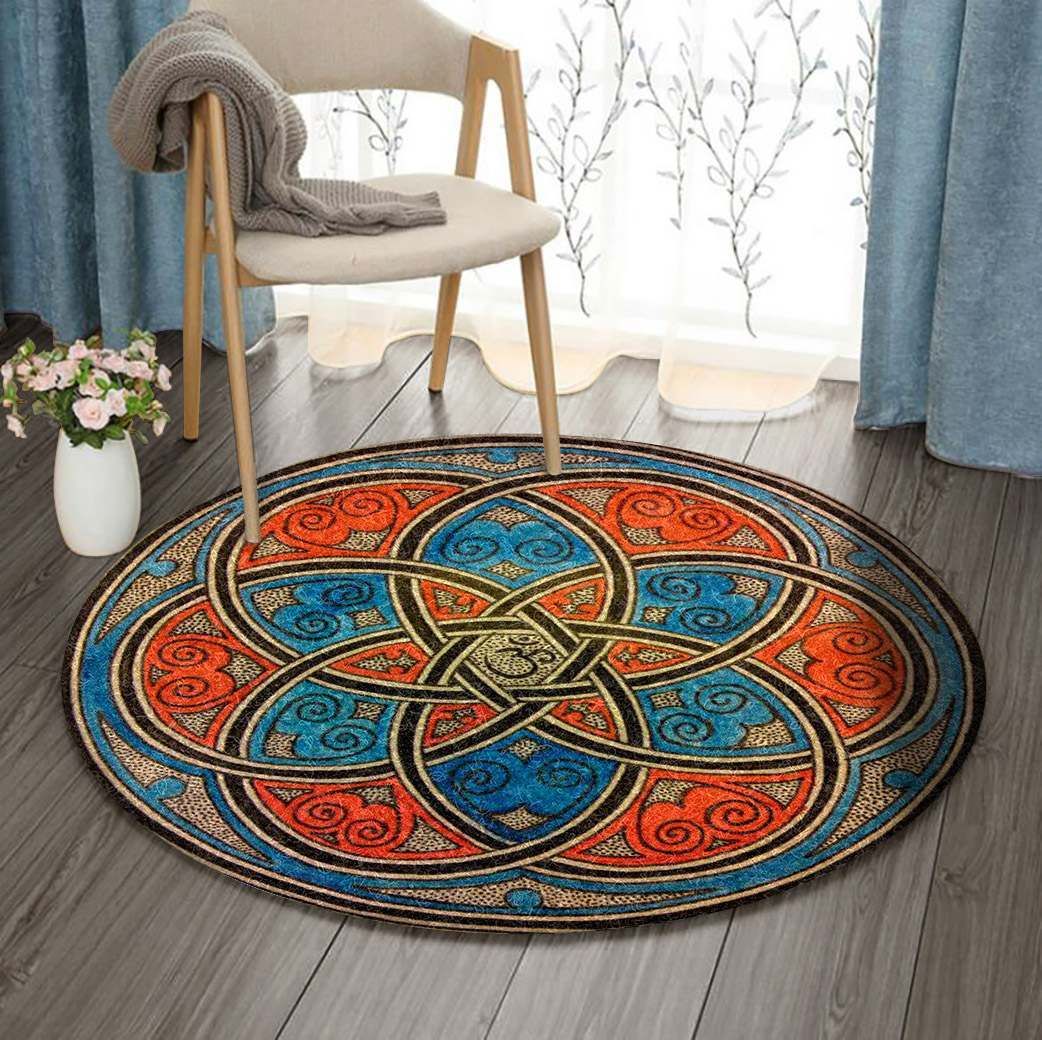 Celtic Round Rug Carpet Bedroom Livingroom Home Decor
