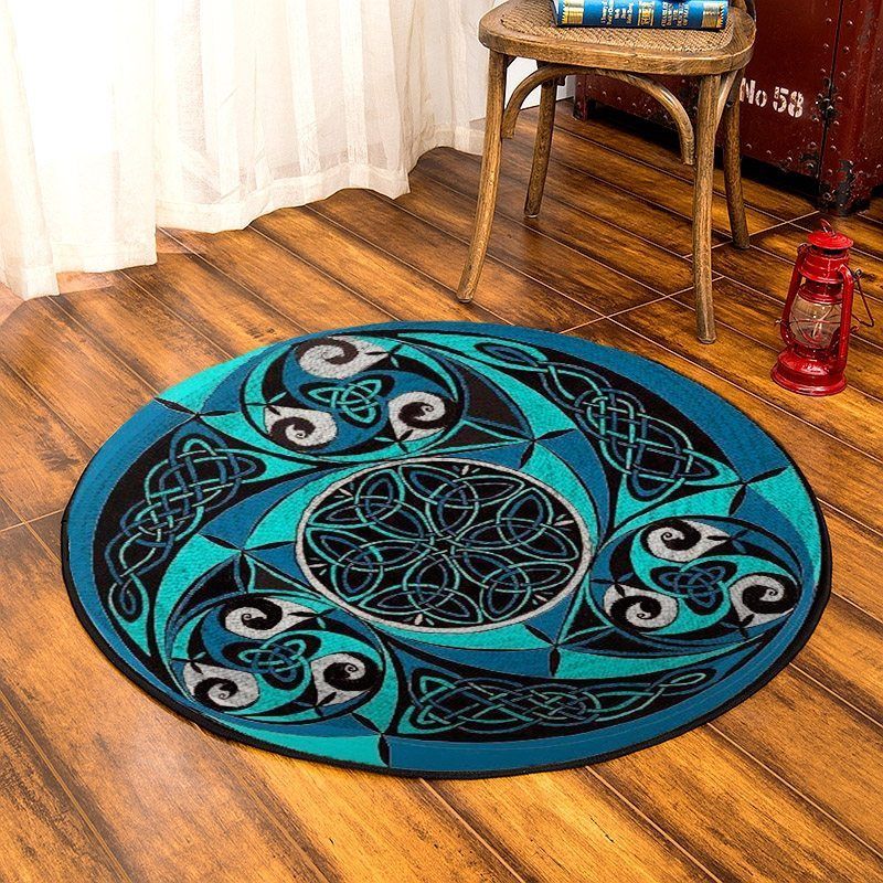 Celtic Round Rug Carpet Bedroom Livingroom Home Decor
