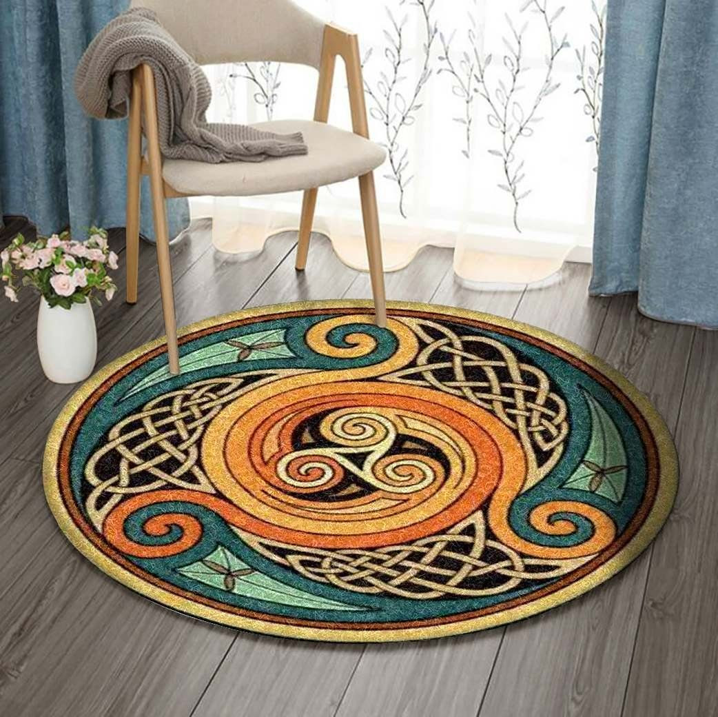 Celtic Round Rug Carpet Bedroom Livingroom Home Decor
