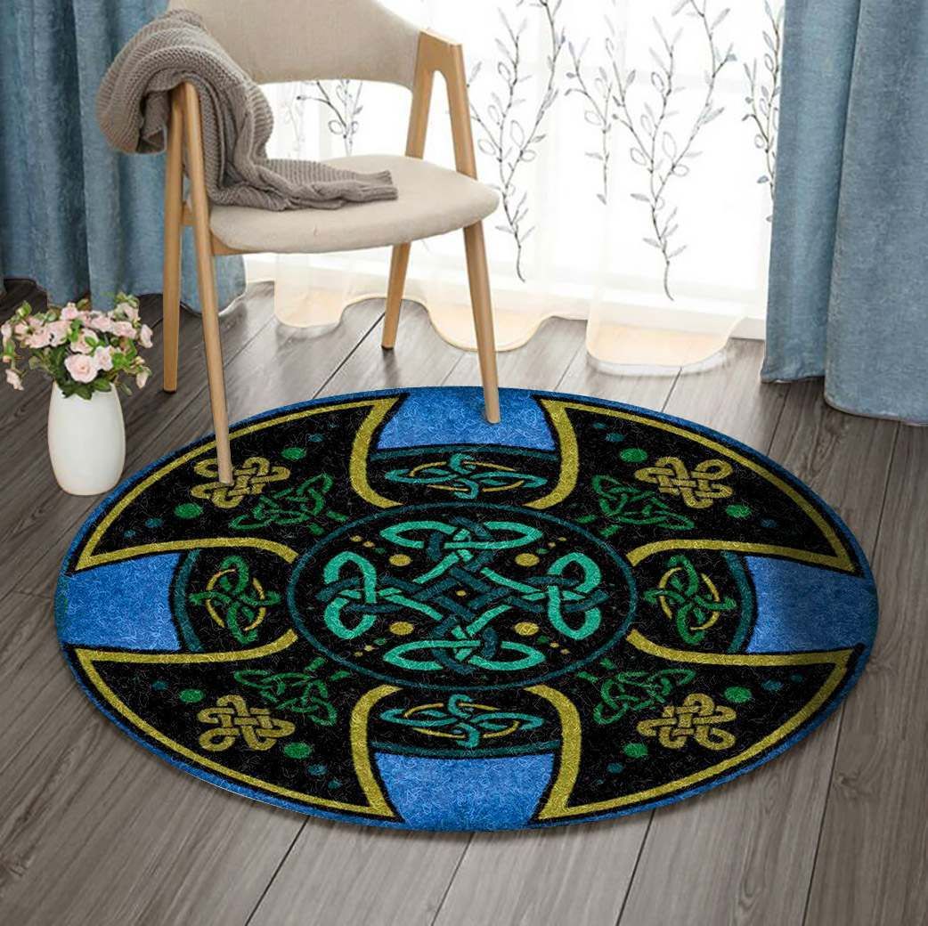 Celtic Round Rug Carpet Bedroom Livingroom Home Decor
