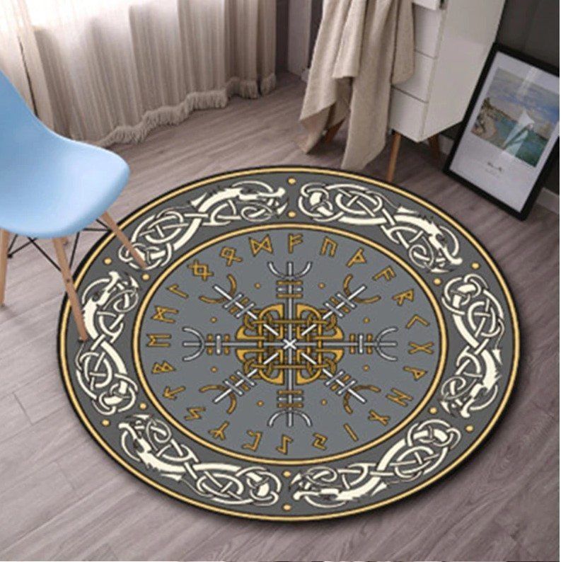 Celtic Round Rug Carpet Bedroom Livingroom Home Decor