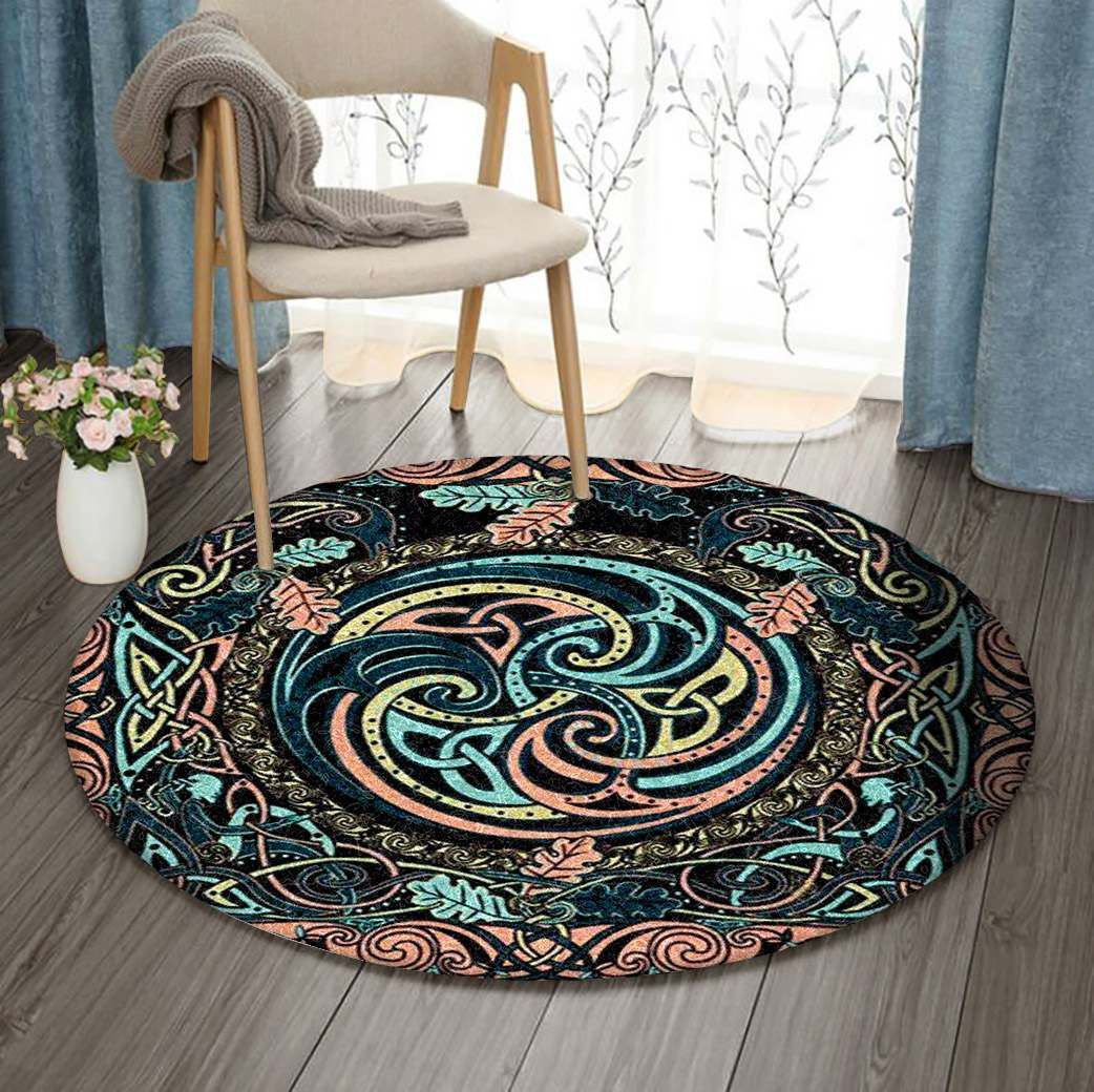 Celtic Round Rug Carpet Bedroom Livingroom Home Decor