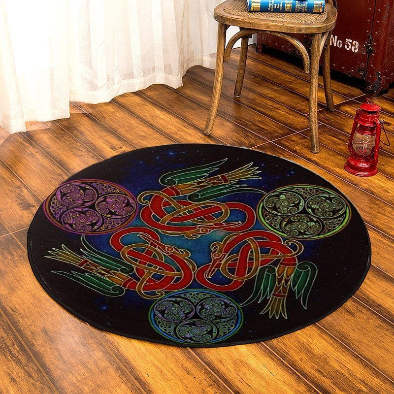 Celtic Round Rug Carpet Bedroom Livingroom Home Decor