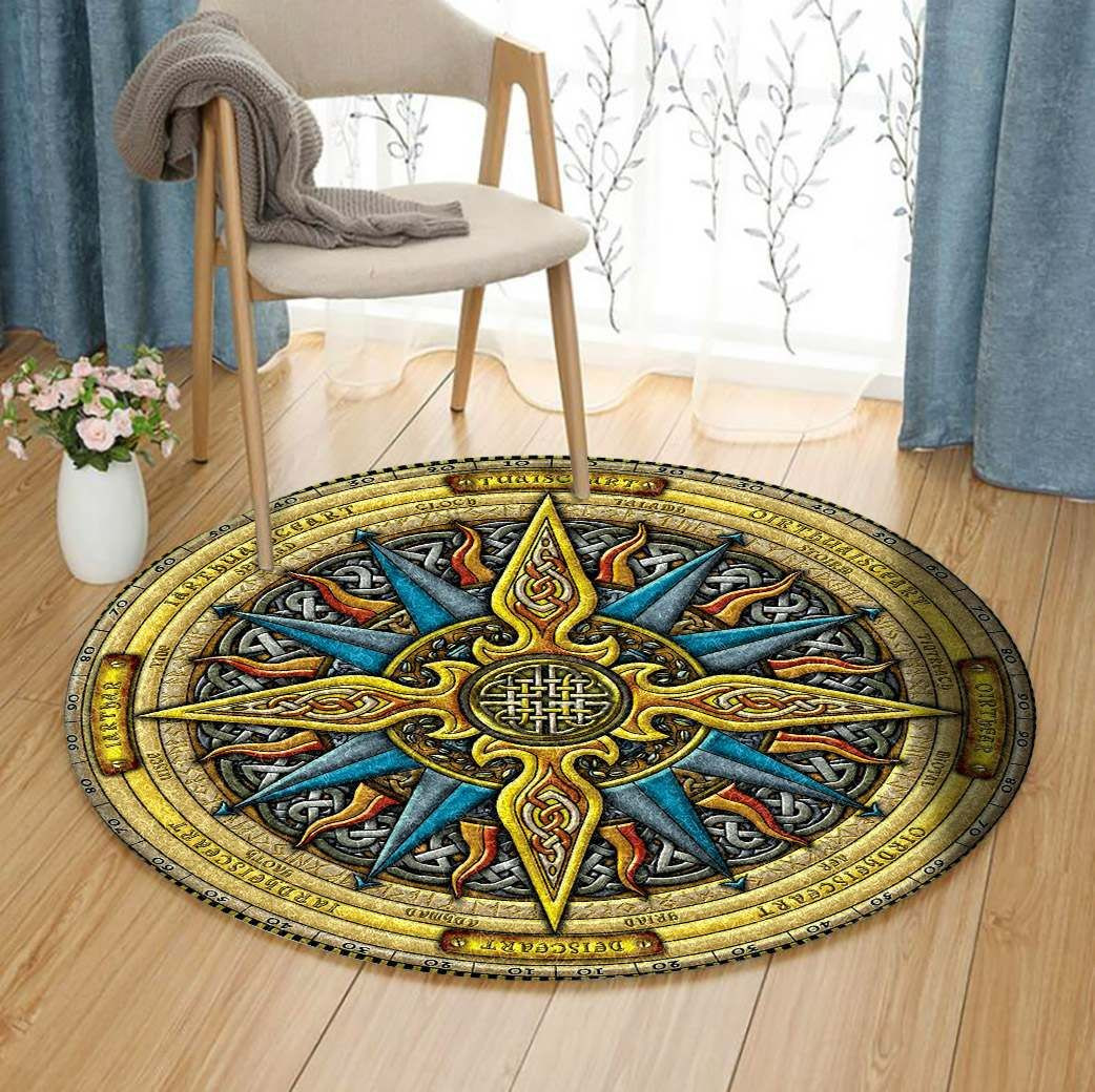 Celtic Round Rug Carpet Bedroom Livingroom Home Decor