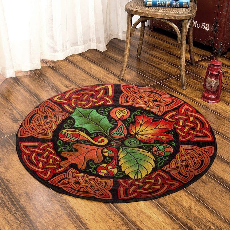 Celtic Round Rug Carpet Bedroom Livingroom Home Decor