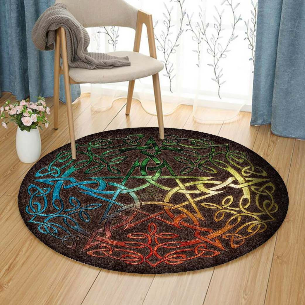 Celtic Round Rug Carpet Bedroom Livingroom Home Decor