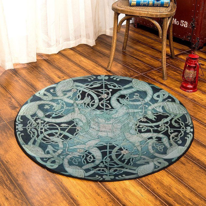 Celtic Round Rug Carpet Bedroom Livingroom Home Decor