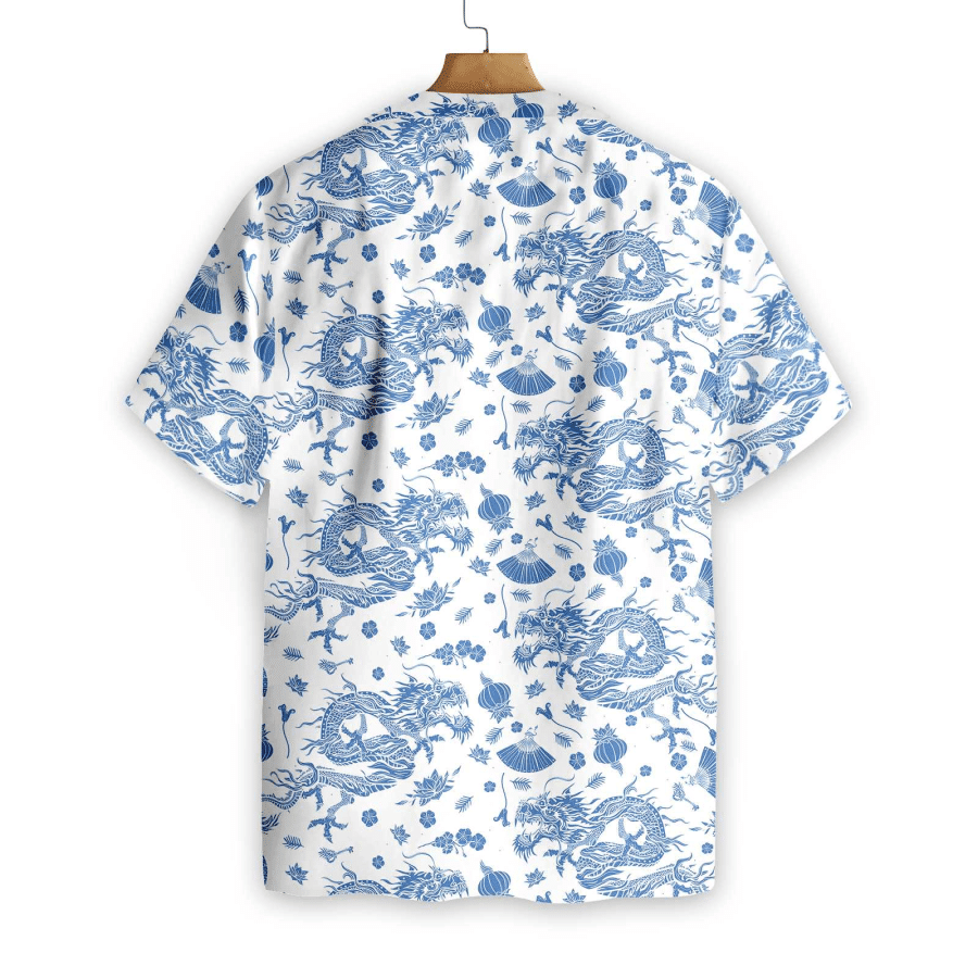 Ceramics Blue Pattern EZ24 Hawaiian Shirt