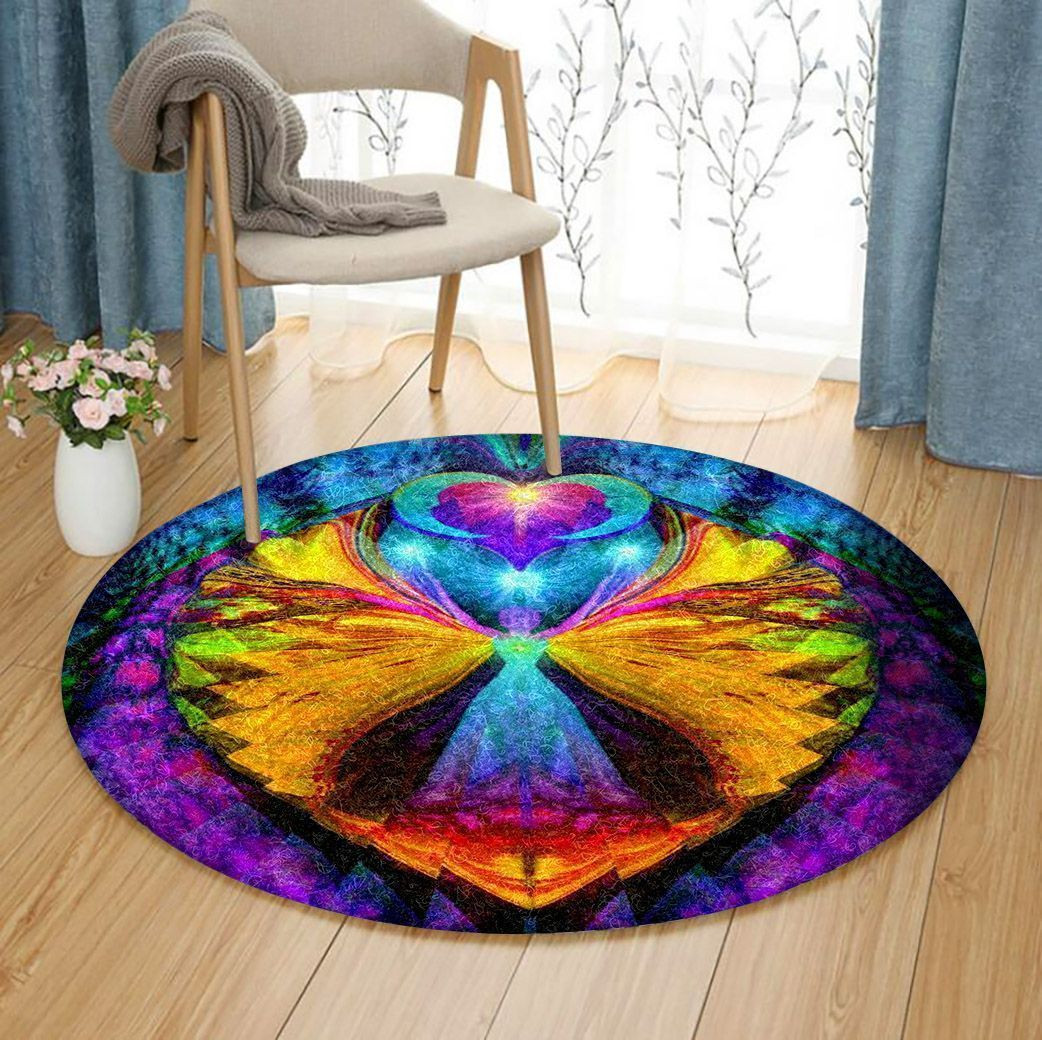 Chakra Round Rug Carpet Bedroom Livingroom Home Decor