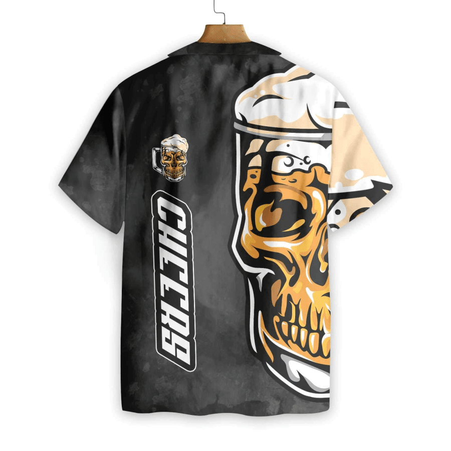 Cheers Skull Hawaiian Shirt