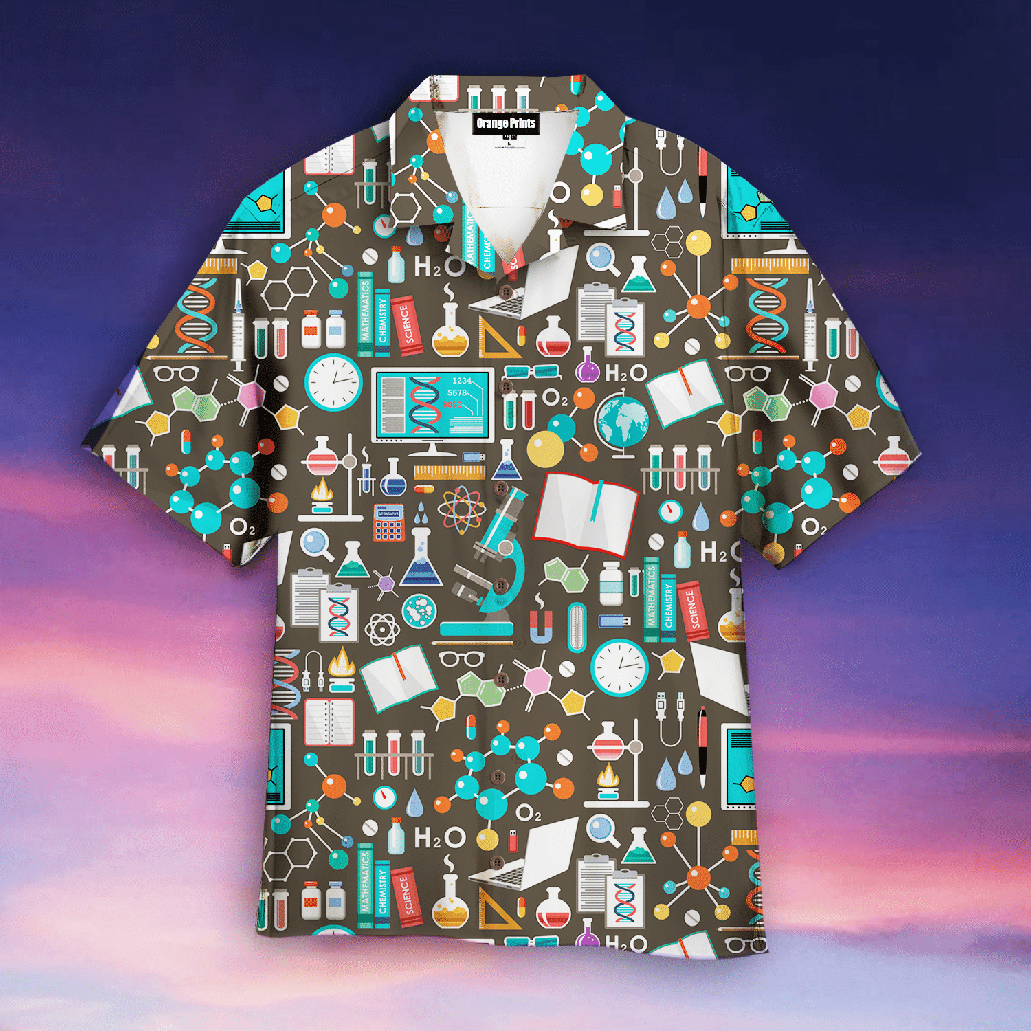 Chemical Scientific Hawaiian Shirt