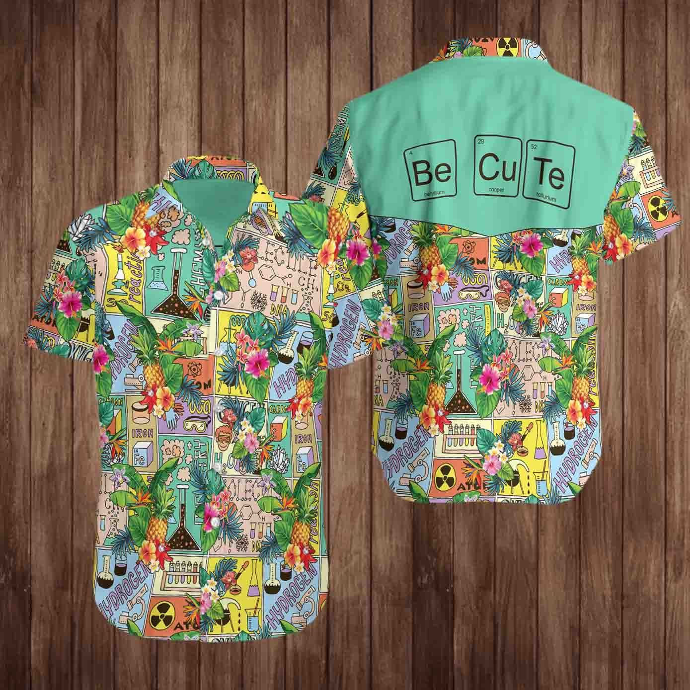 Chemistry Be Cute Hawaiian Shirt