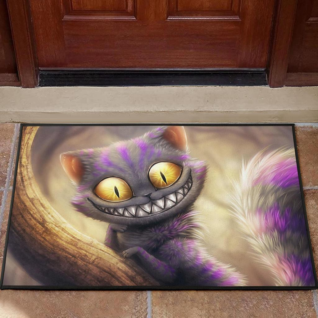 Cheshire Cat 1 Rubber Doormats