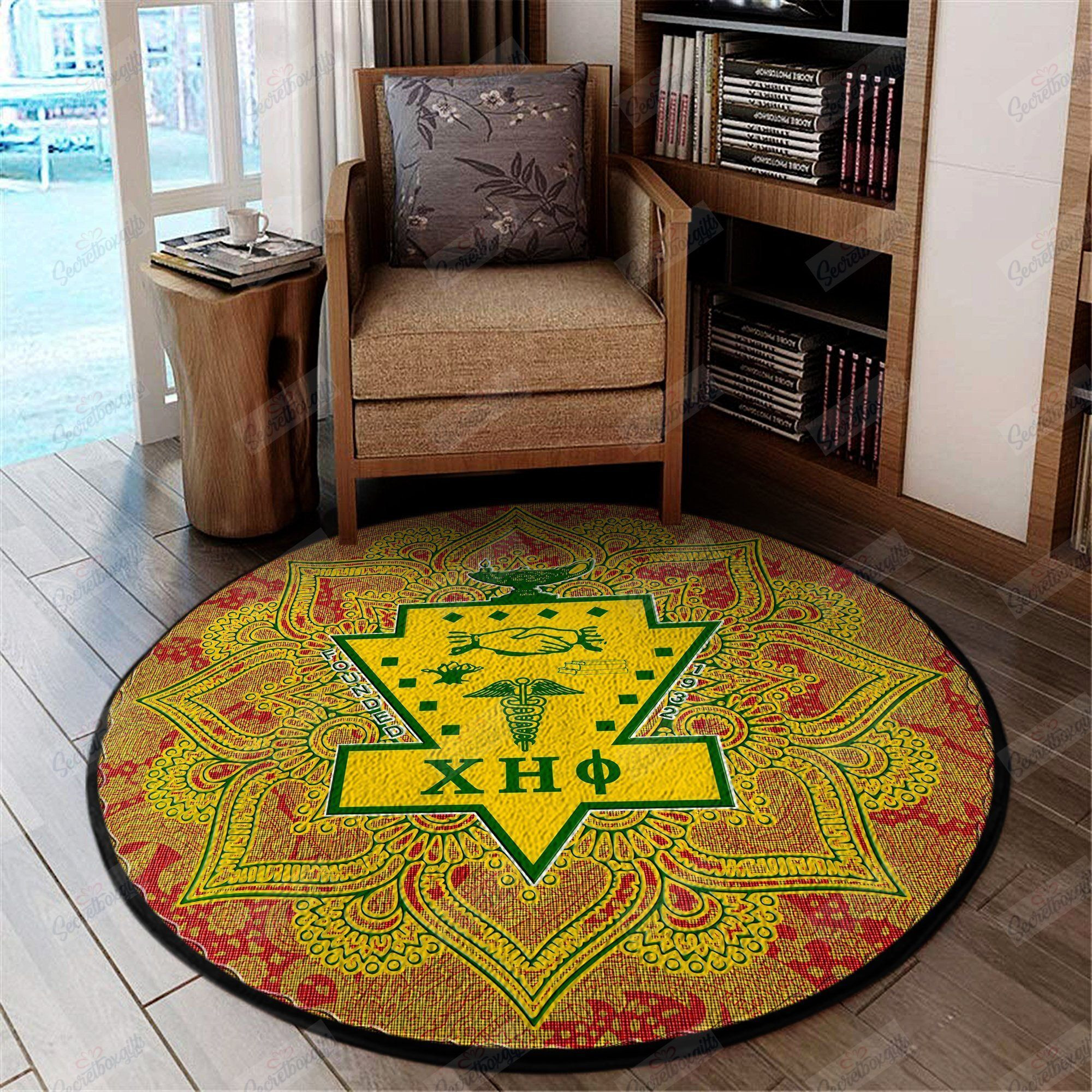 Chi Eta Phi Round Rug Carpet Bedroom Livingroom Home Decor