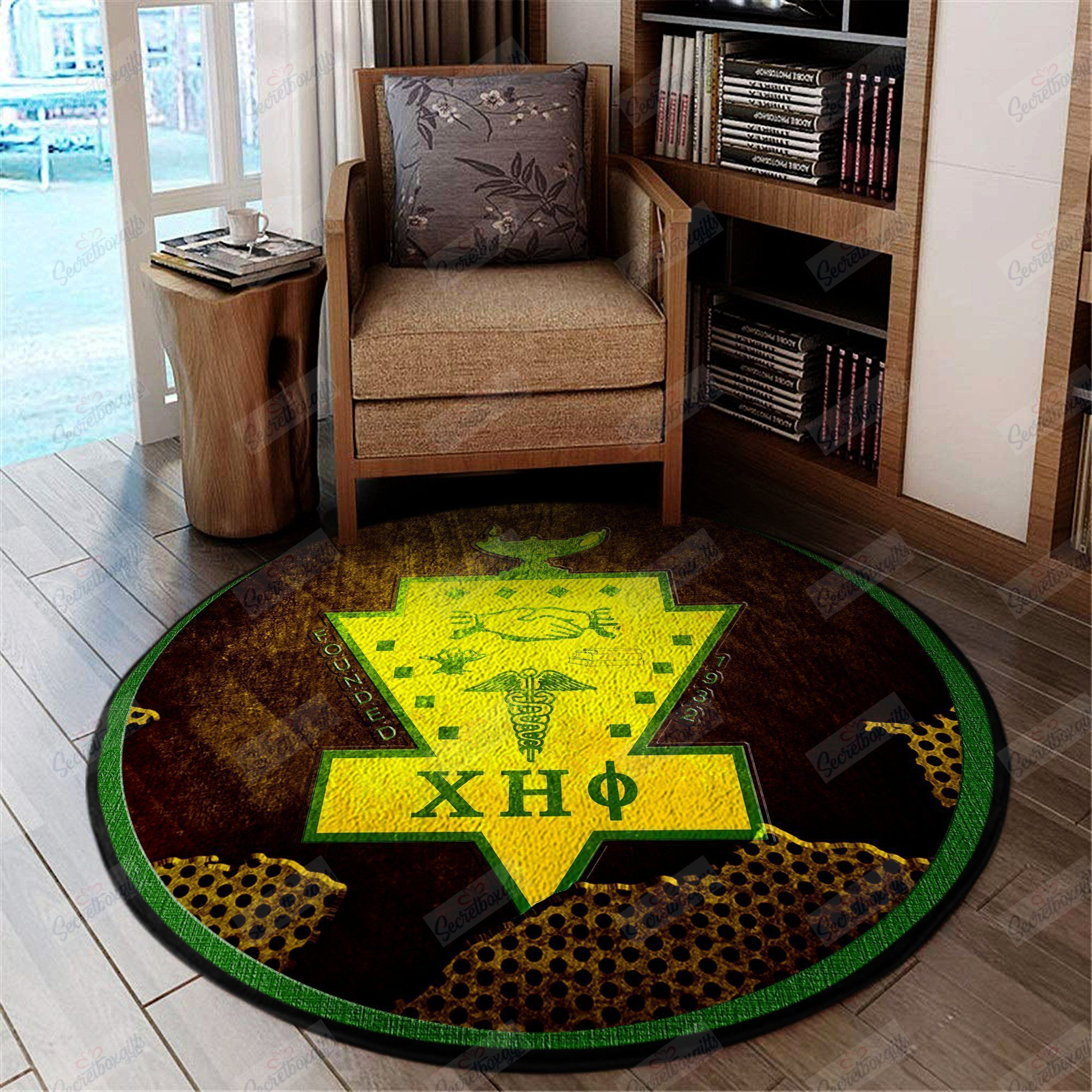 Chi Eta Phi Round Rug Carpet Bedroom Livingroom Home Decor