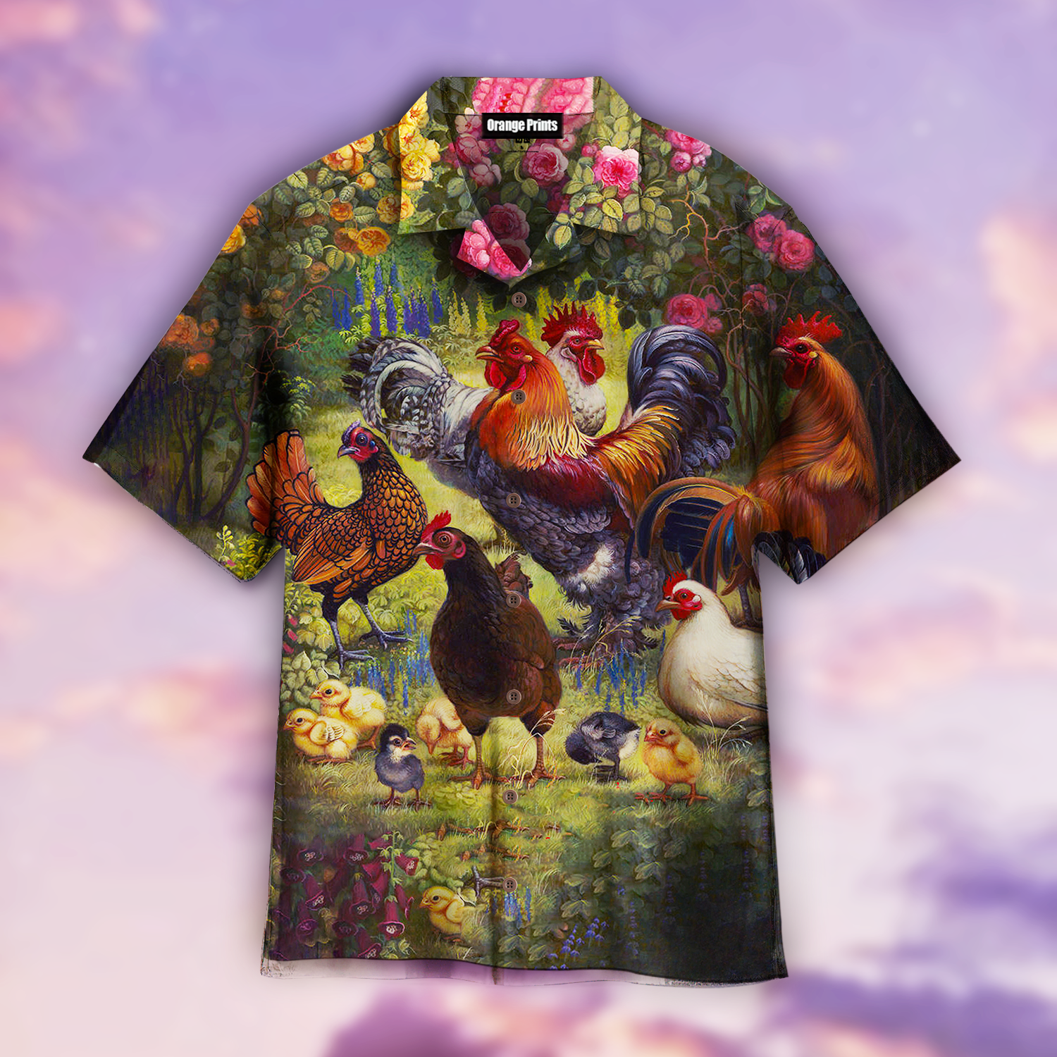 Chicken Family Hawaiian Shirt