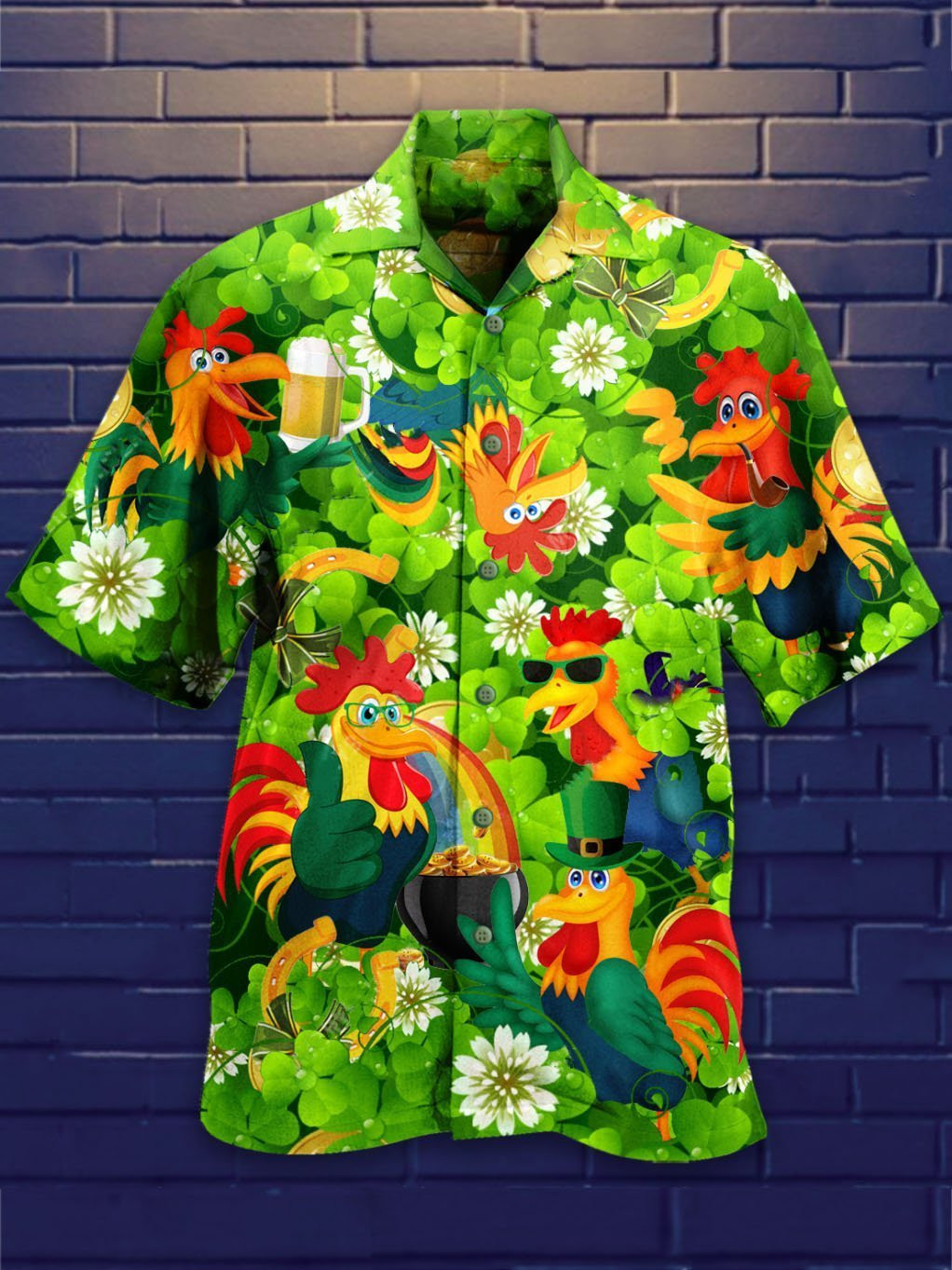 Chicken Hawaiian Shirt