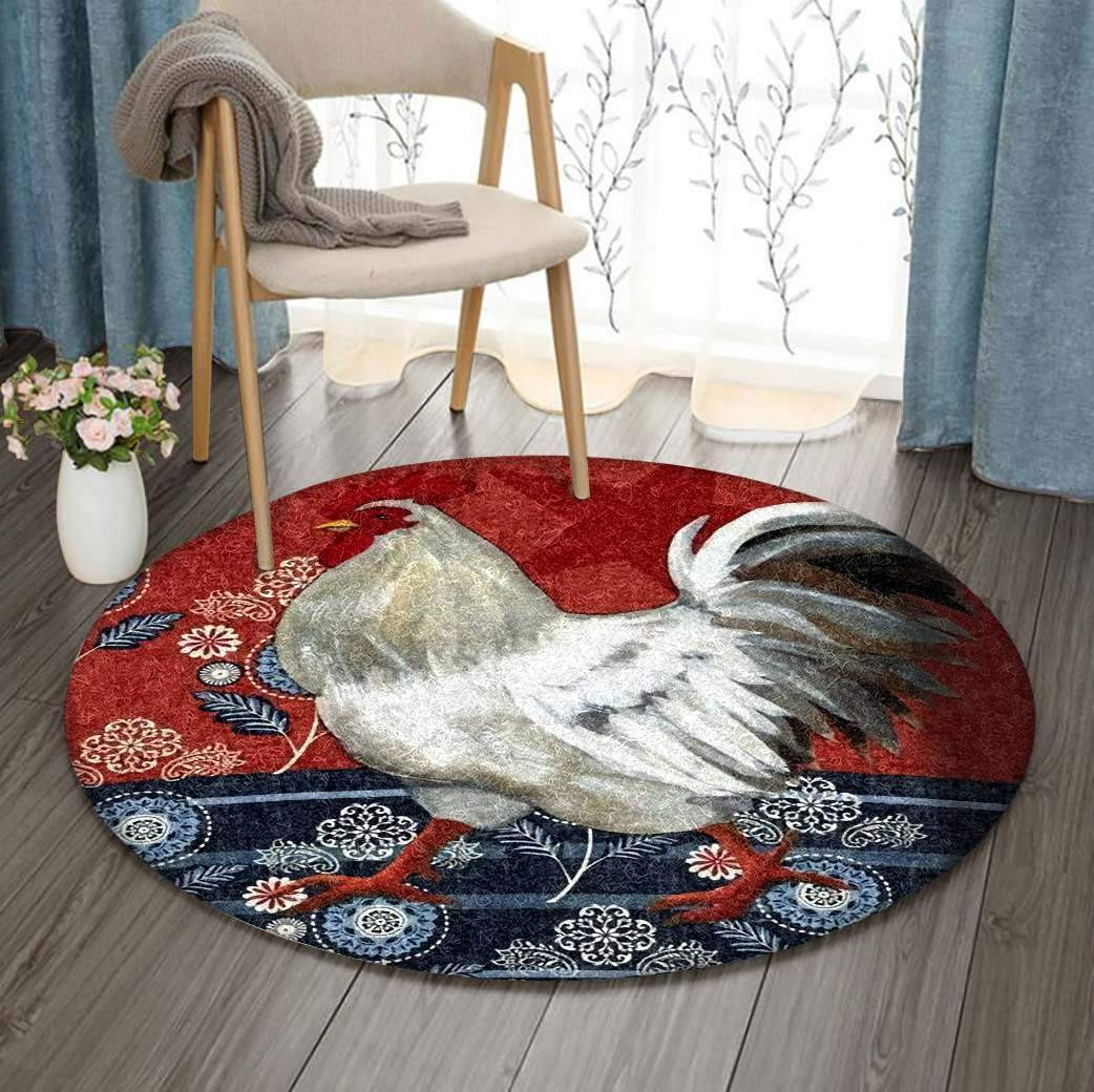 Chicken Limited Edition Round Rug Carpet Bedroom Livingroom Home Decor