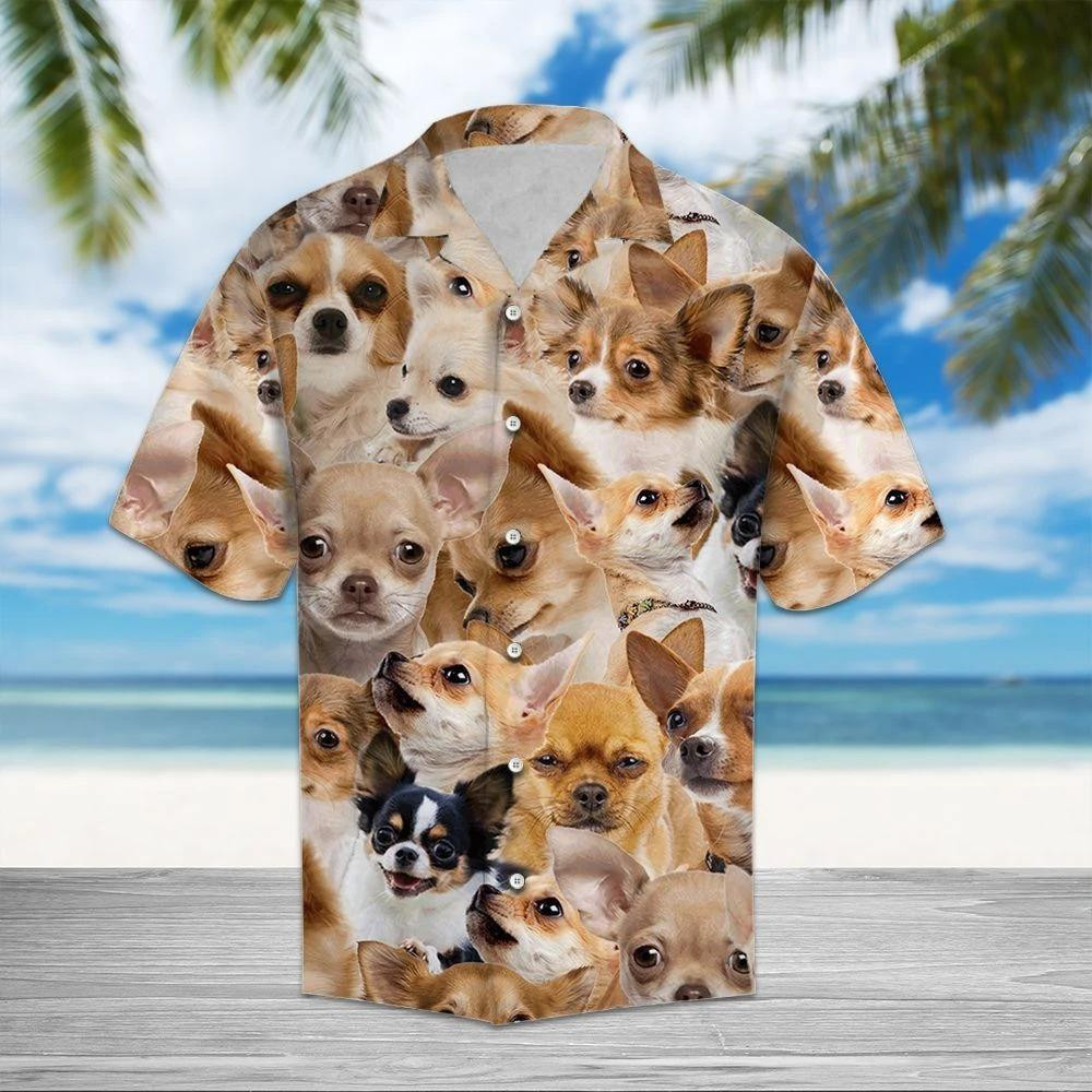 Chihuahua Awesome Hawaiian Shirt