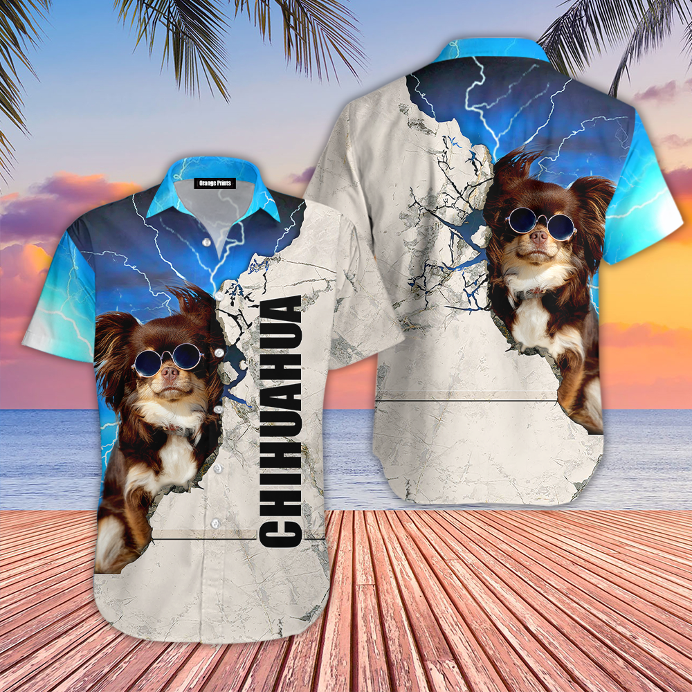Chihuahua Dog Hawaiian Shirt