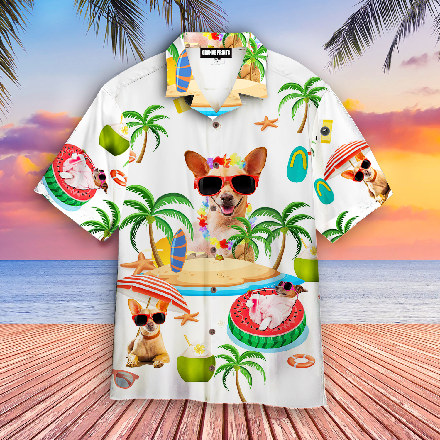Chihuahua Hawaiian Shirt