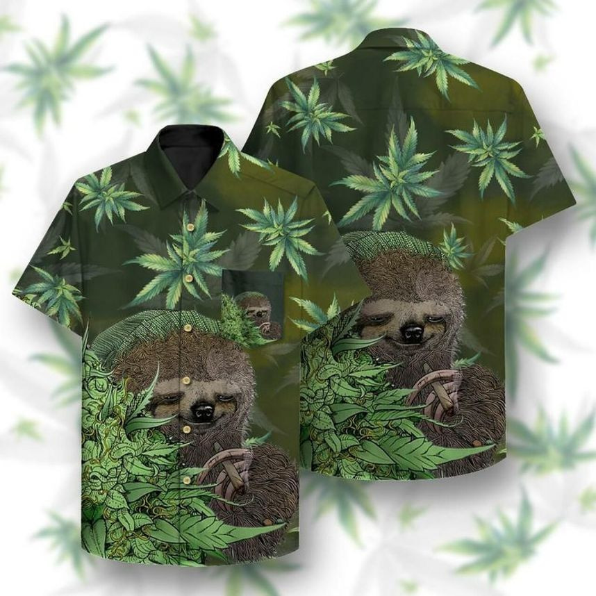 Chilling Sloth Hawaiian Shirt