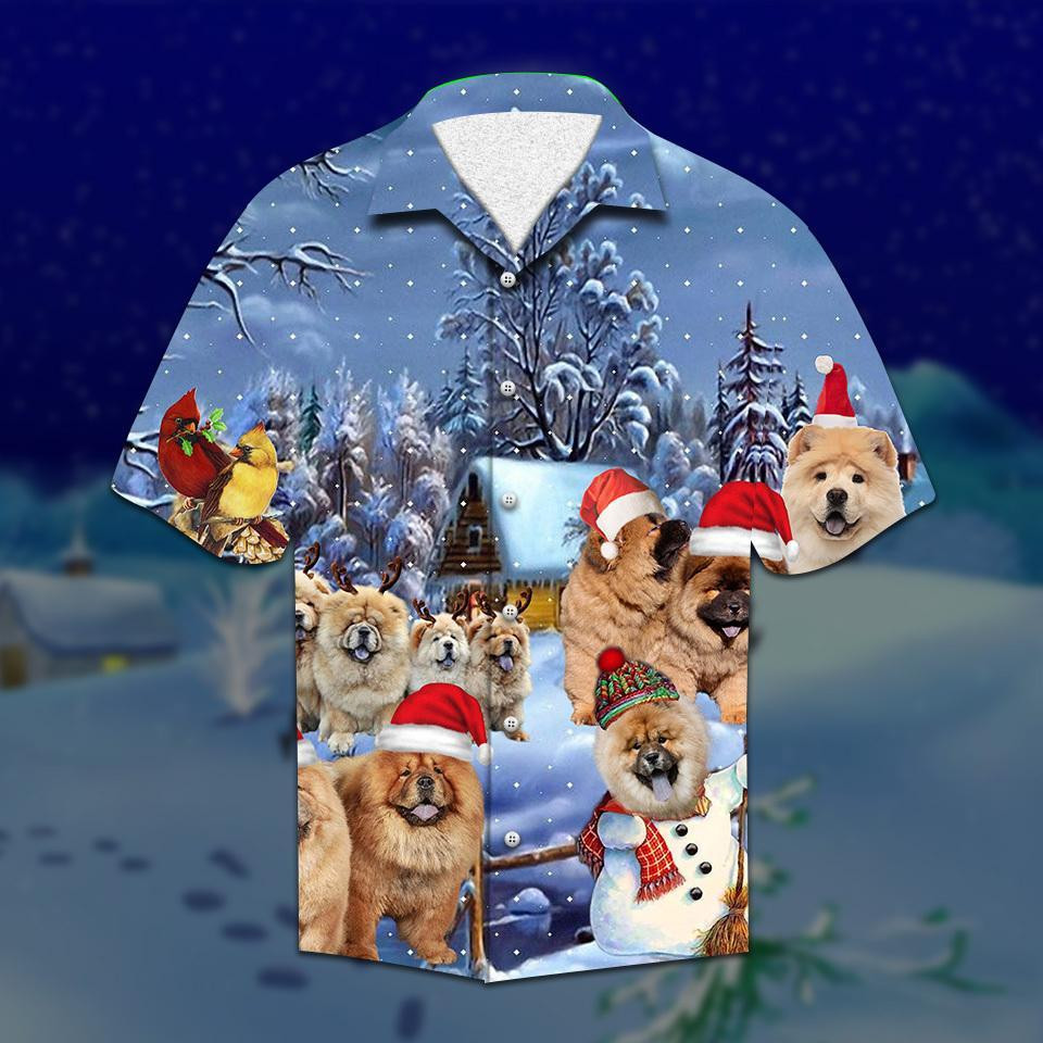Chow Chow Christmas Hawaiian Shirt