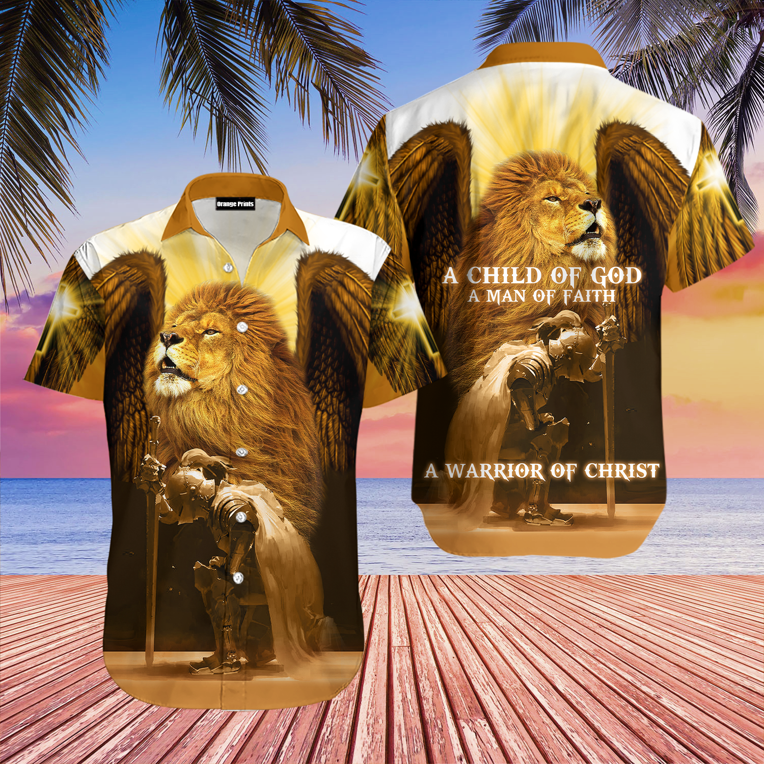 Christian Jesus Catholic Lion Hawaiian Shirt