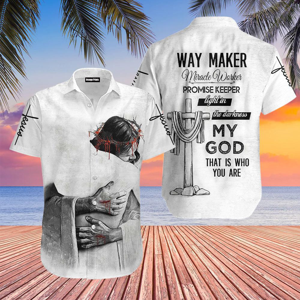 Christian Jesus Way Maker Hawaiian Shirt