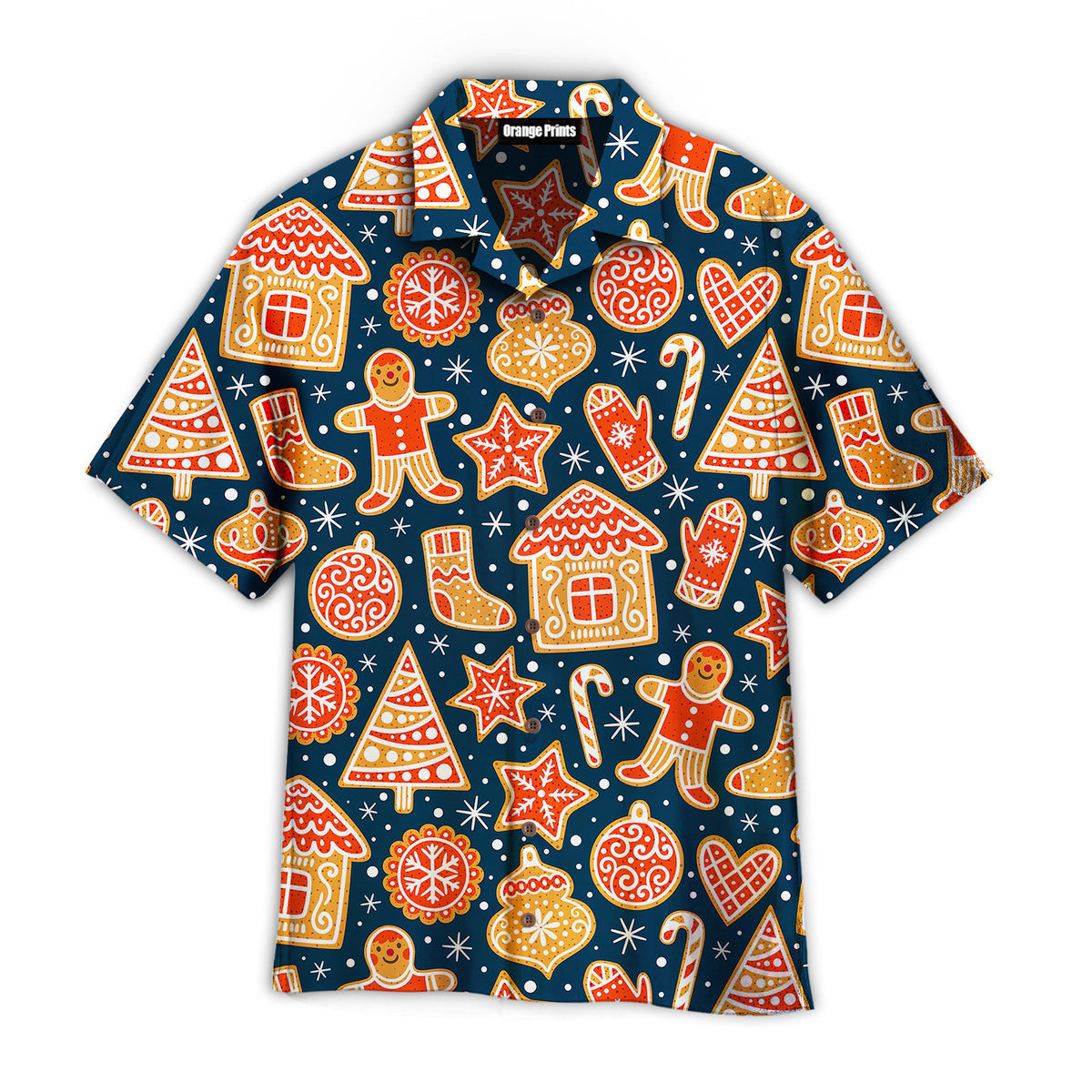Christmas Gingerbread Cookies Hawaiian Shirt