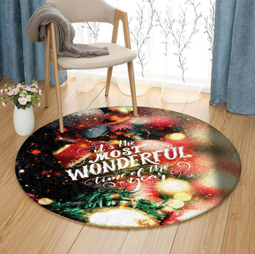 Christmas Quotes Limited Edition Round Rug Carpet Bedroom Livingroom Home Decor
