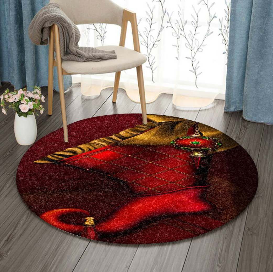 Christmas Round Rug Carpet Bedroom Livingroom Home Decor
