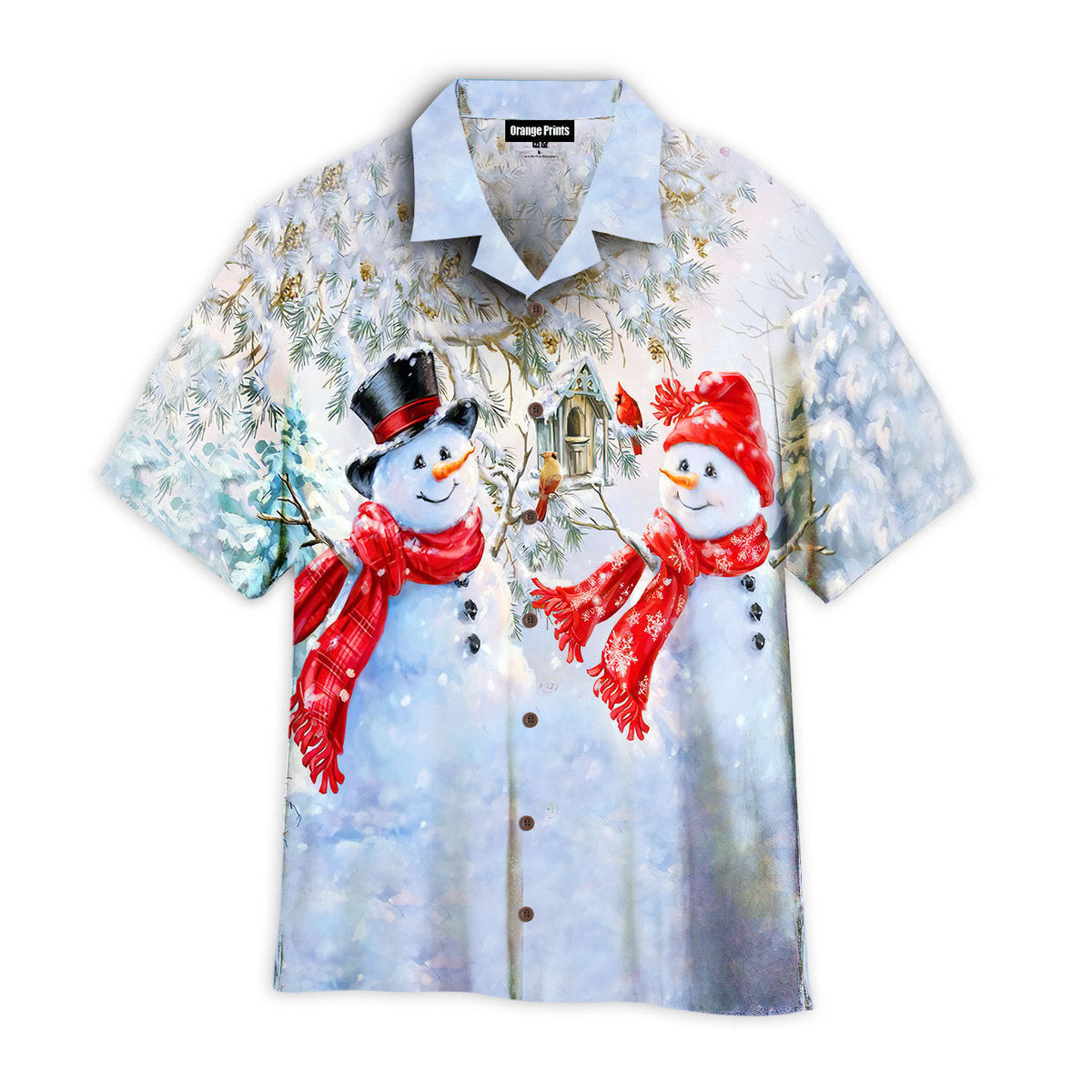 Christmas Snowman Hawaiian Shirt