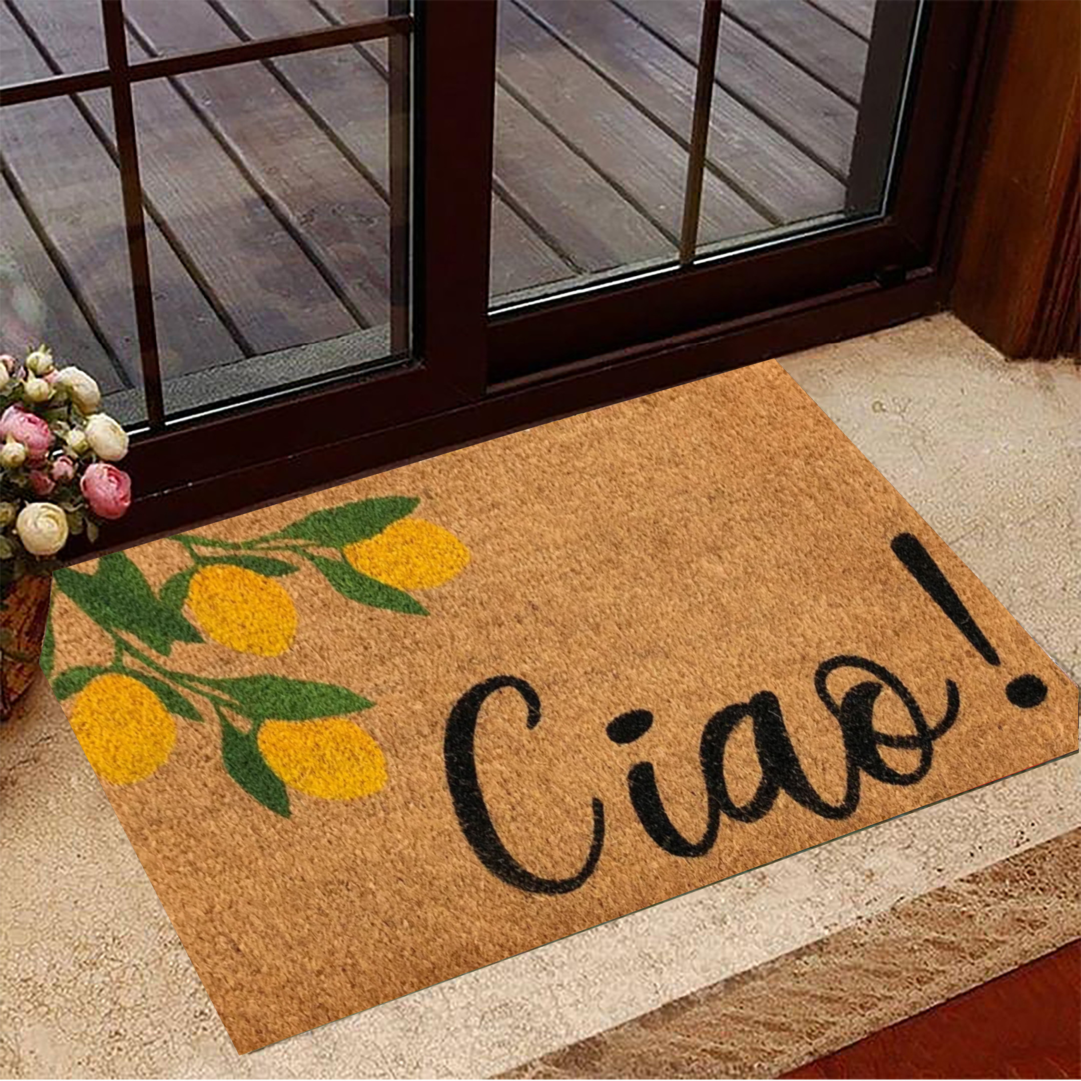 Ciao Rubber Doormat Ciao Lemon Rubber Doormat For Front Door Indoor Entry Mat