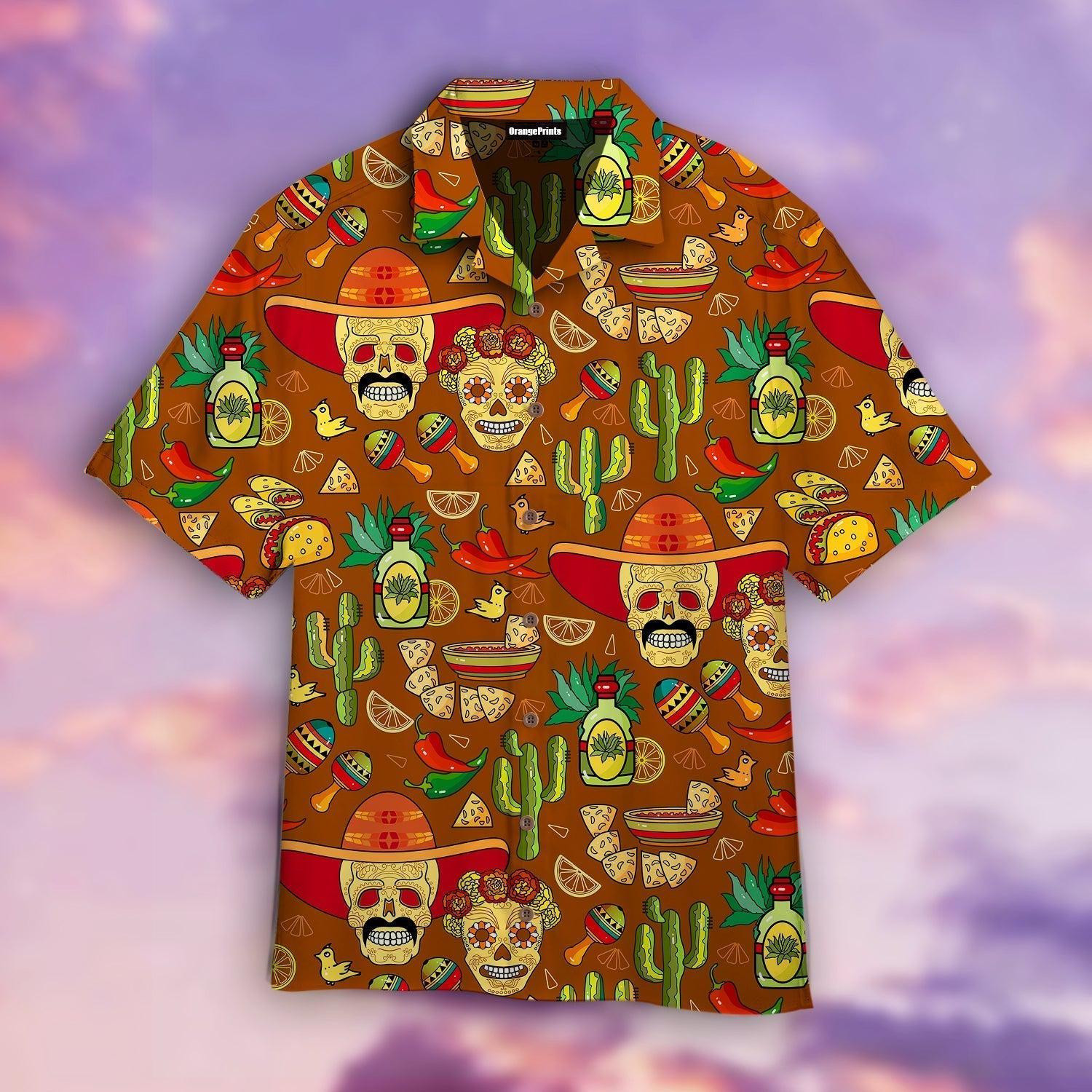 Cinco De Mayo Party Lets Fiesta Mexican Hawaiian Shirt