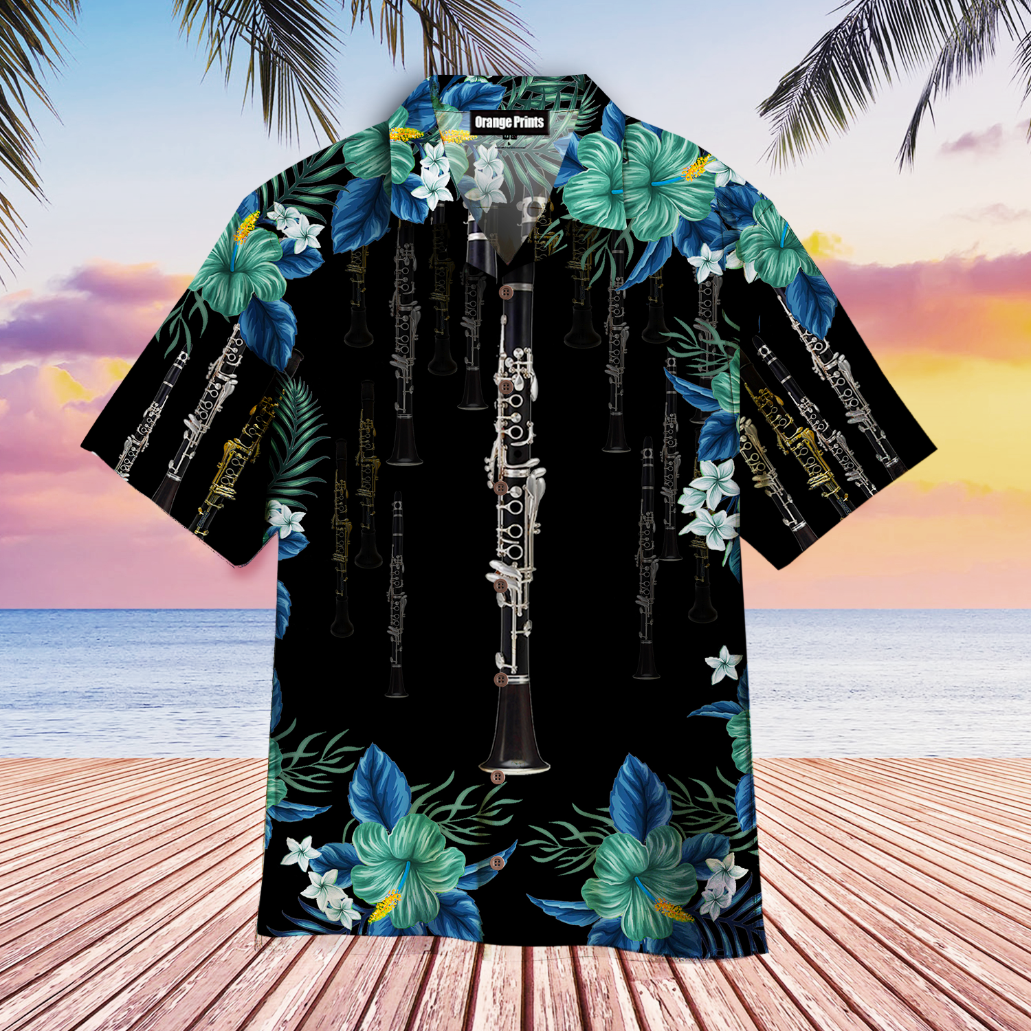 Clarinet Unisex Hawaiian Shirt