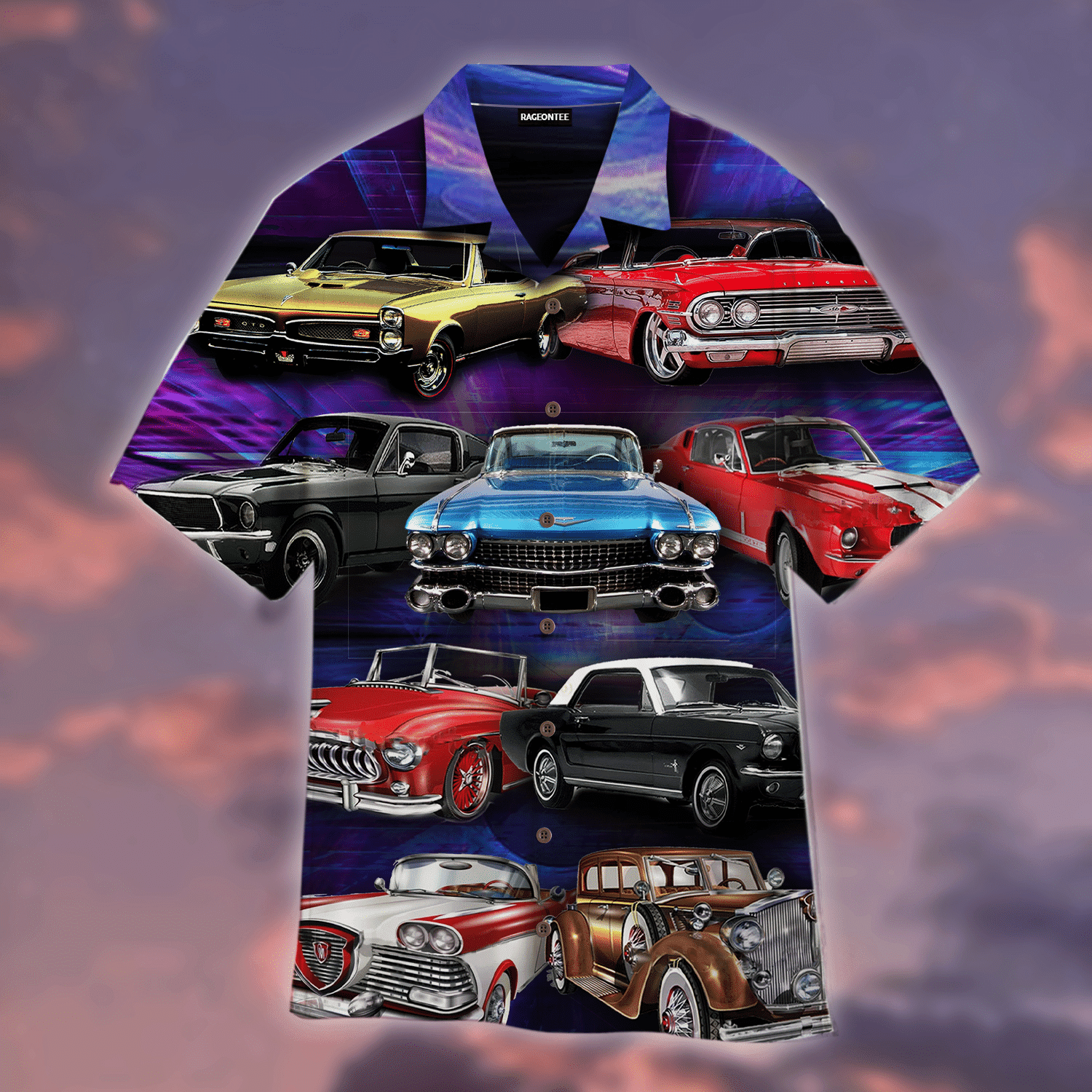 Classic Retro Car Hawaiian Shirt