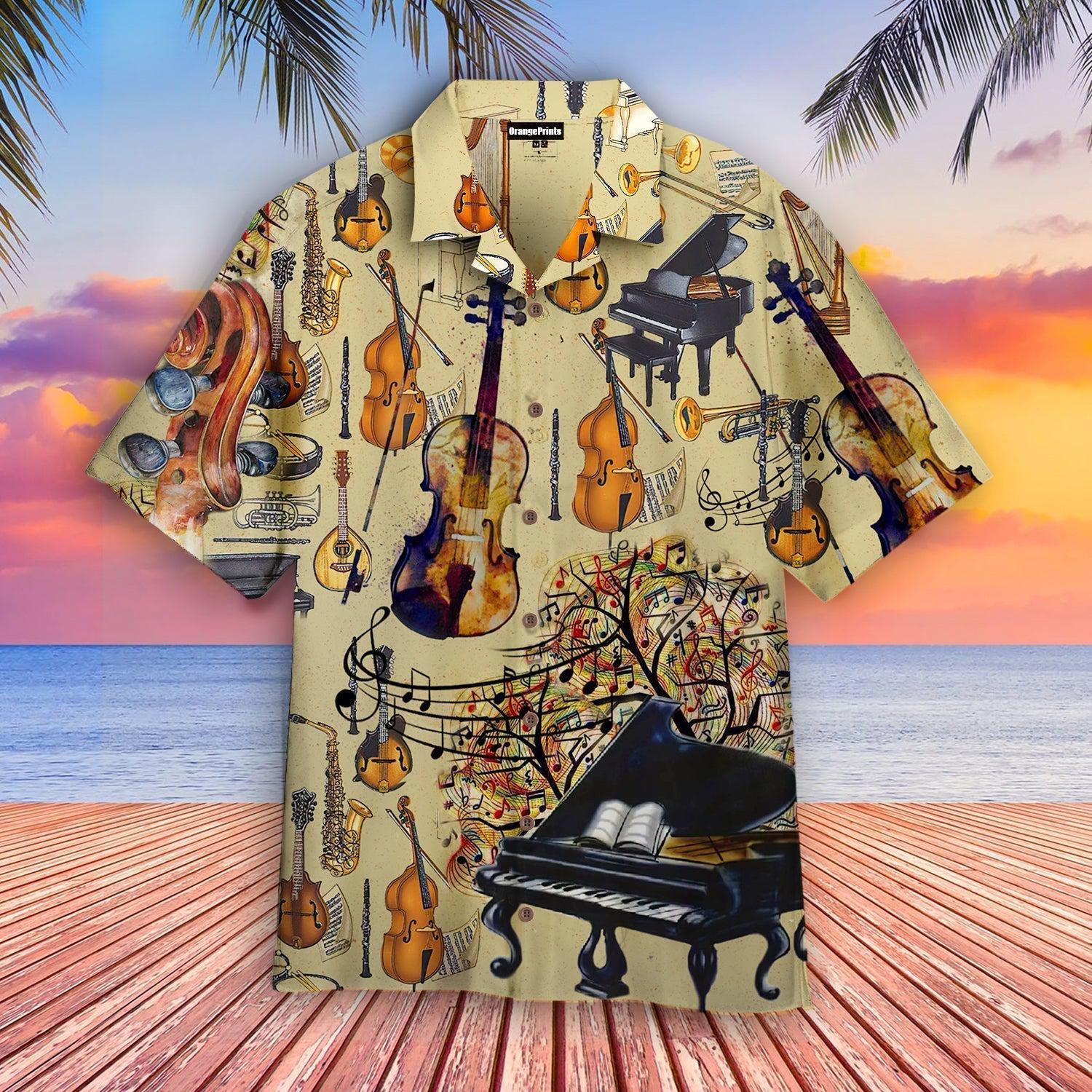 Classical Music Hawaiian Shirt