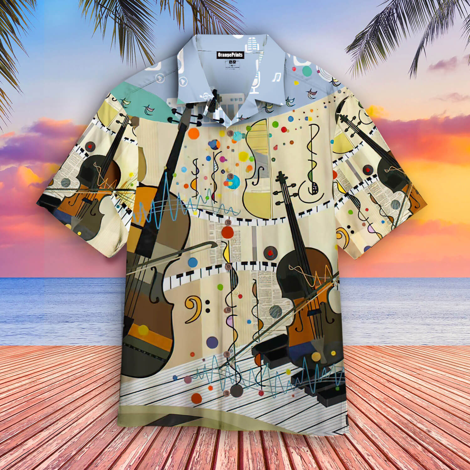 Classical Tradition Cello Hawaiian Shirt